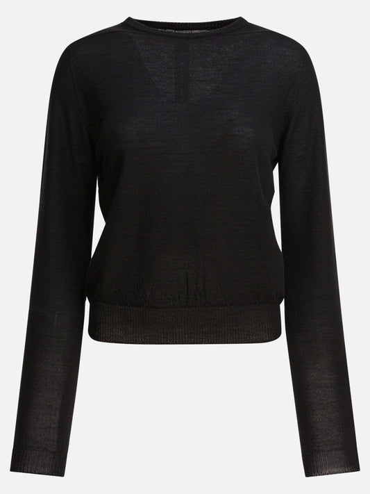 Crewneck sweaters Solid colour  Black - Rick Owens Women | PLP | VIETTI Online Store 

