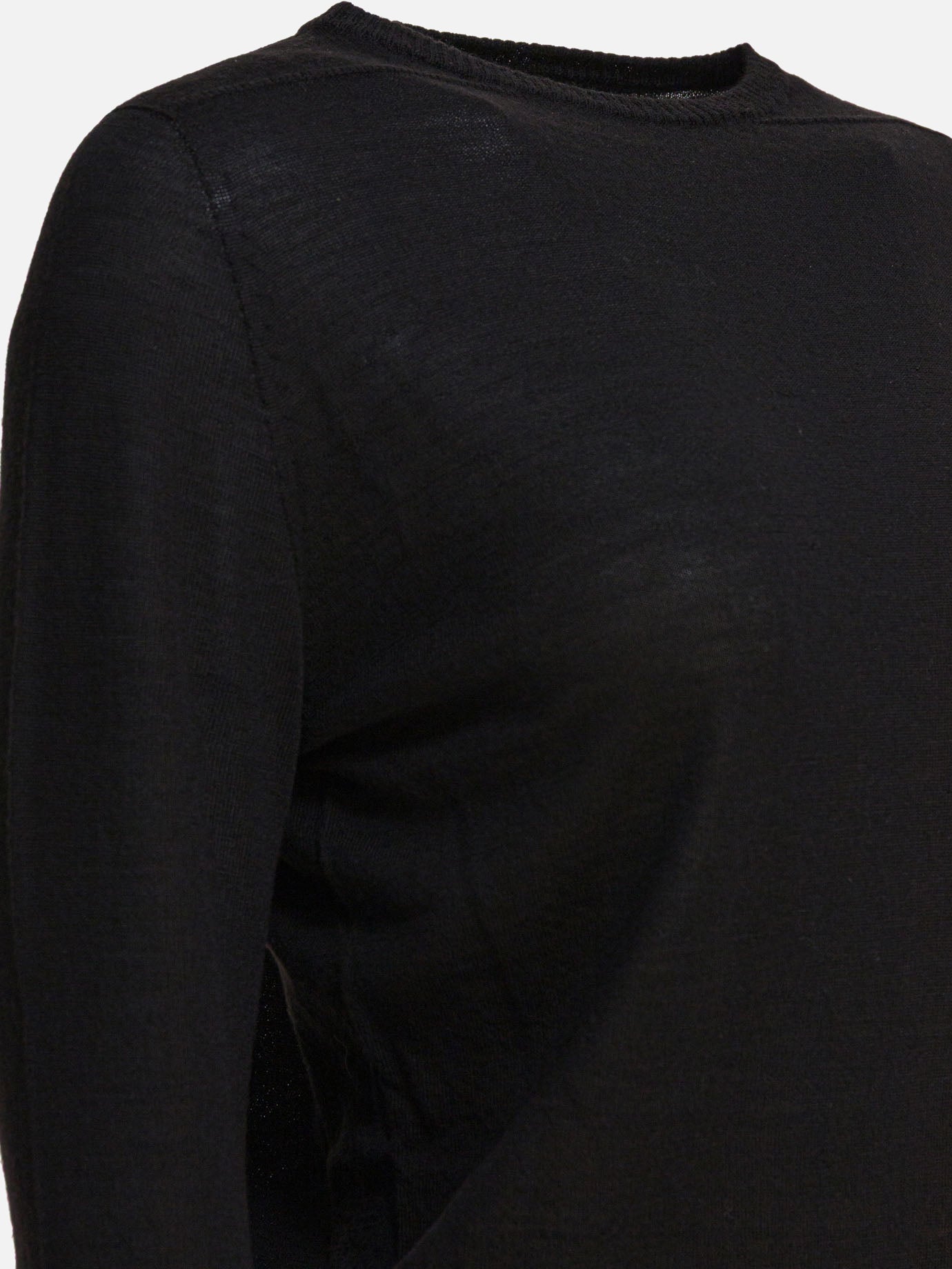 Crewneck sweaters Solid colour  Black - Rick Owens Women | PDP | VIETTI Online Store | Zoom-Modal_4
