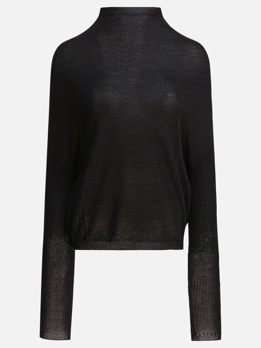 Turtleneck sweaters Solid colour  Black - Rick Owens Women | PLP | VIETTI Online Store 
