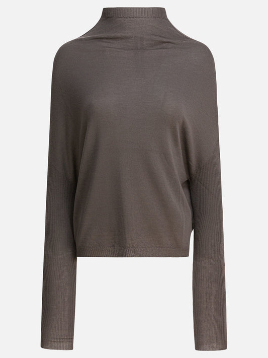 Turtleneck sweaters Solid colour  Grey - Rick Owens Women | PLP | VIETTI Online Store 

