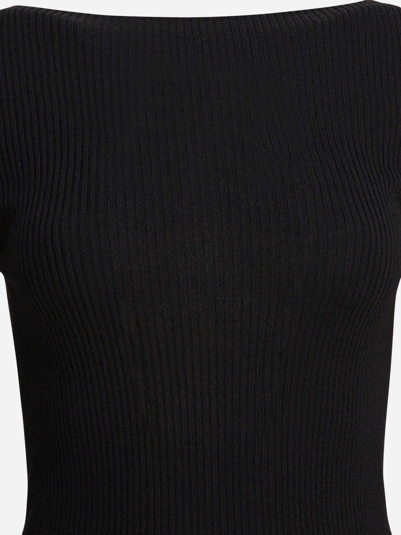 Rick Owens Maglione a coste 19497846_XS Black thumbnail_3