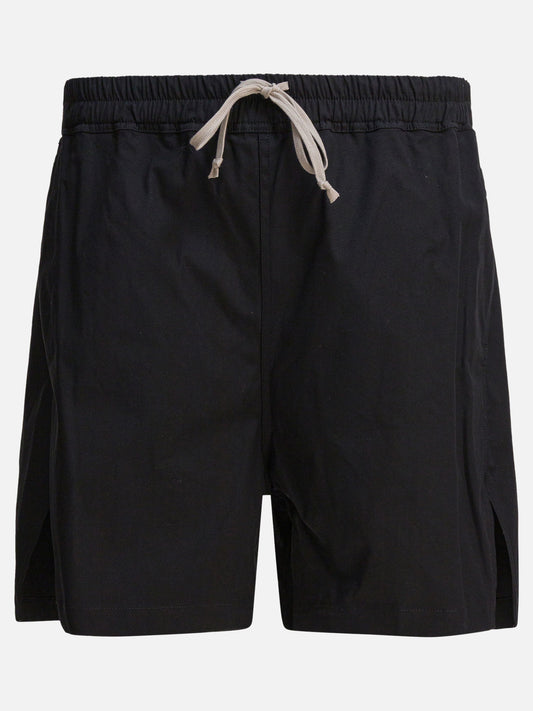 Drawstring shorts Solid colour  Black - Rick Owens Men | PLP | VIETTI Online Store 
