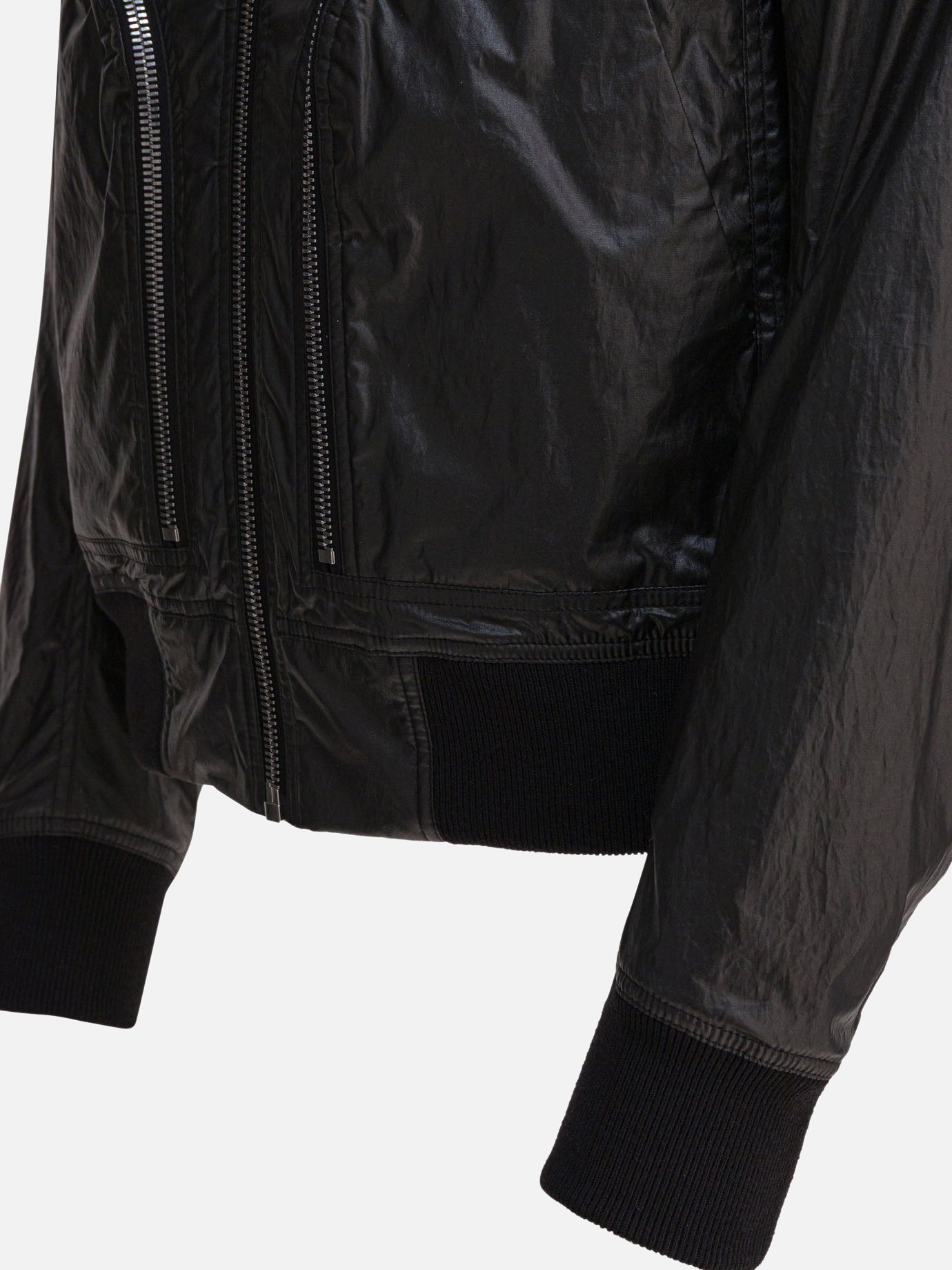 Rick Owens Bomber &quot;Bauhaus Fligh&quot; 15760402_48 Black thumbnail_4