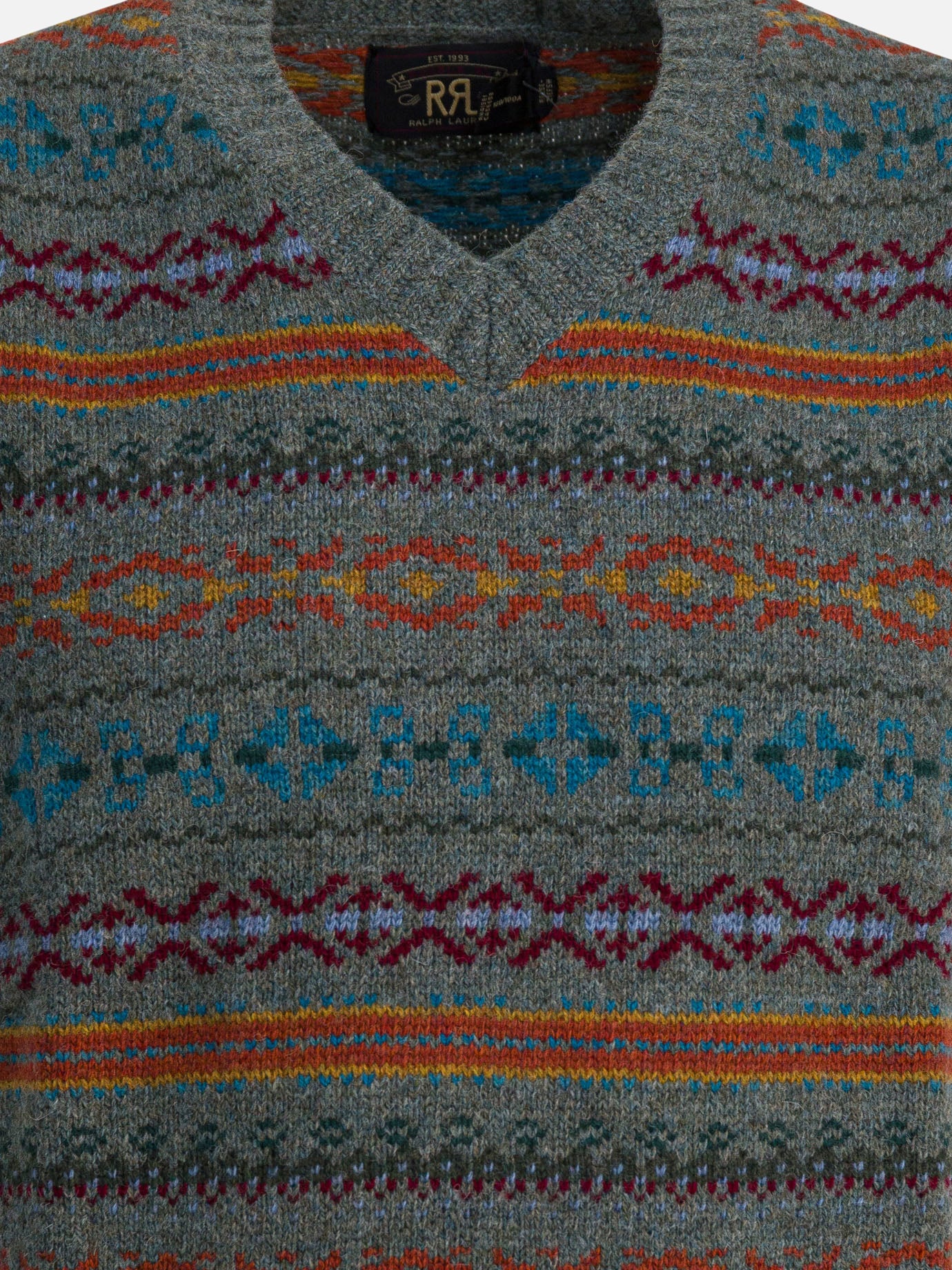 Vests Textured knit  Blue - RRL by Ralph Lauren Men | PDP | VIETTI Online Store | thumbnail_3