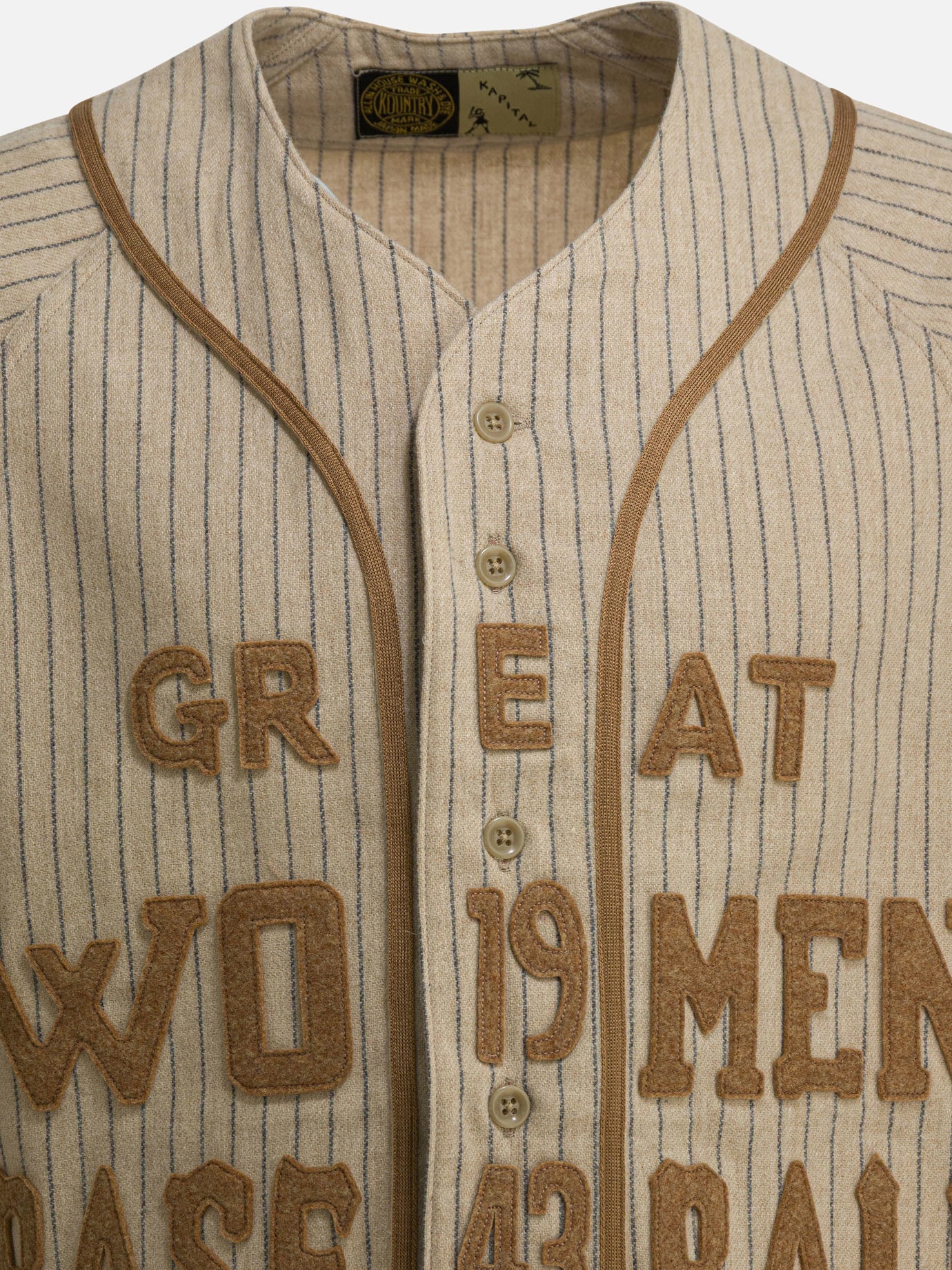 Casual shirts Striped  Beige - KAPITAL Men | PDP | VIETTI Online Store | Zoom-Modal_3
