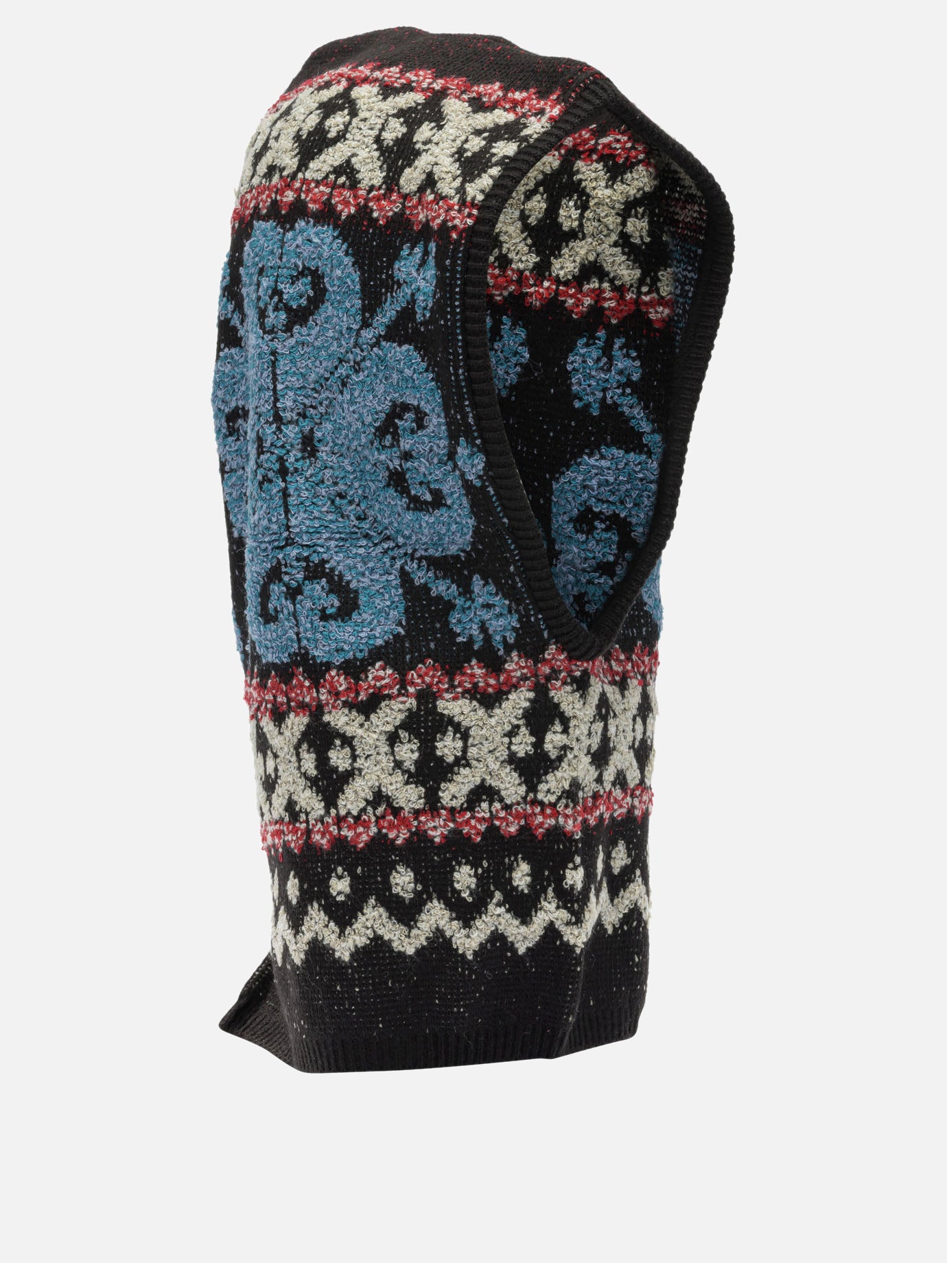 Balaclava 100% wool  Black - KAPITAL Men | PDP | VIETTI Online Store | Zoom-Modal_2
