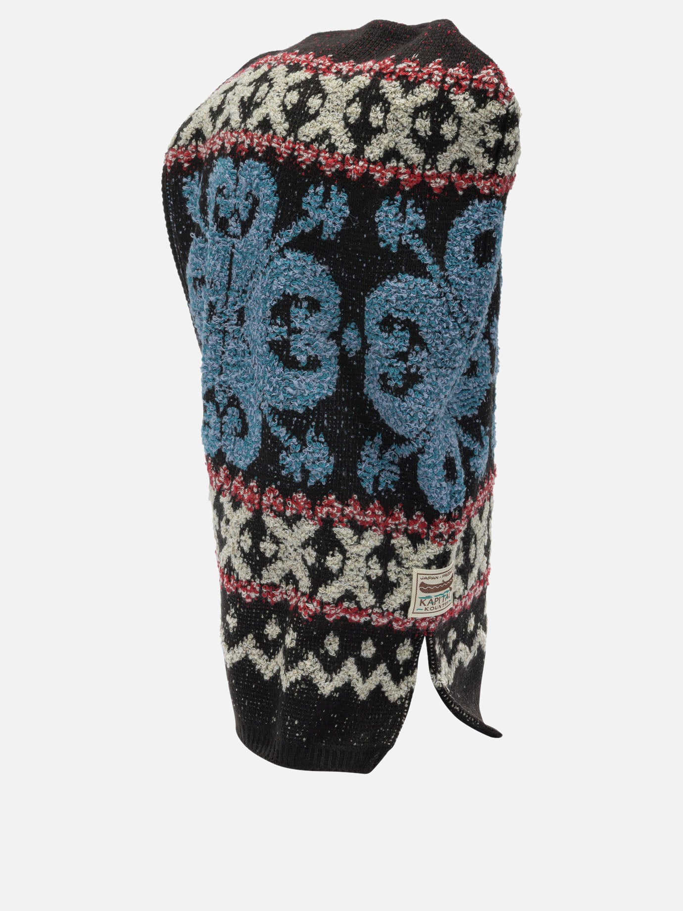 Balaclava 100% wool  Black - KAPITAL Men | PDP | VIETTI Online Store | Zoom-Modal_3
