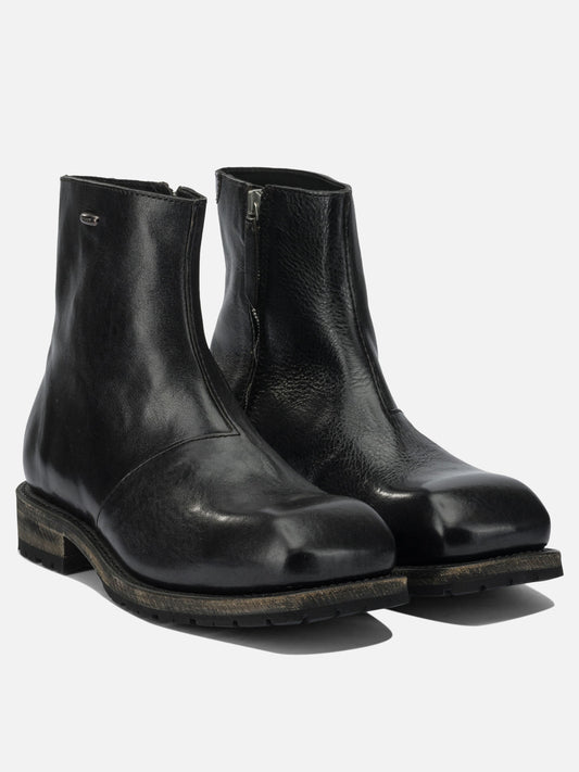 Zipped boots 100% calf leather - 100% rubber  Black - Our Legacy Men | PDP | VIETTI Online Store | 2
