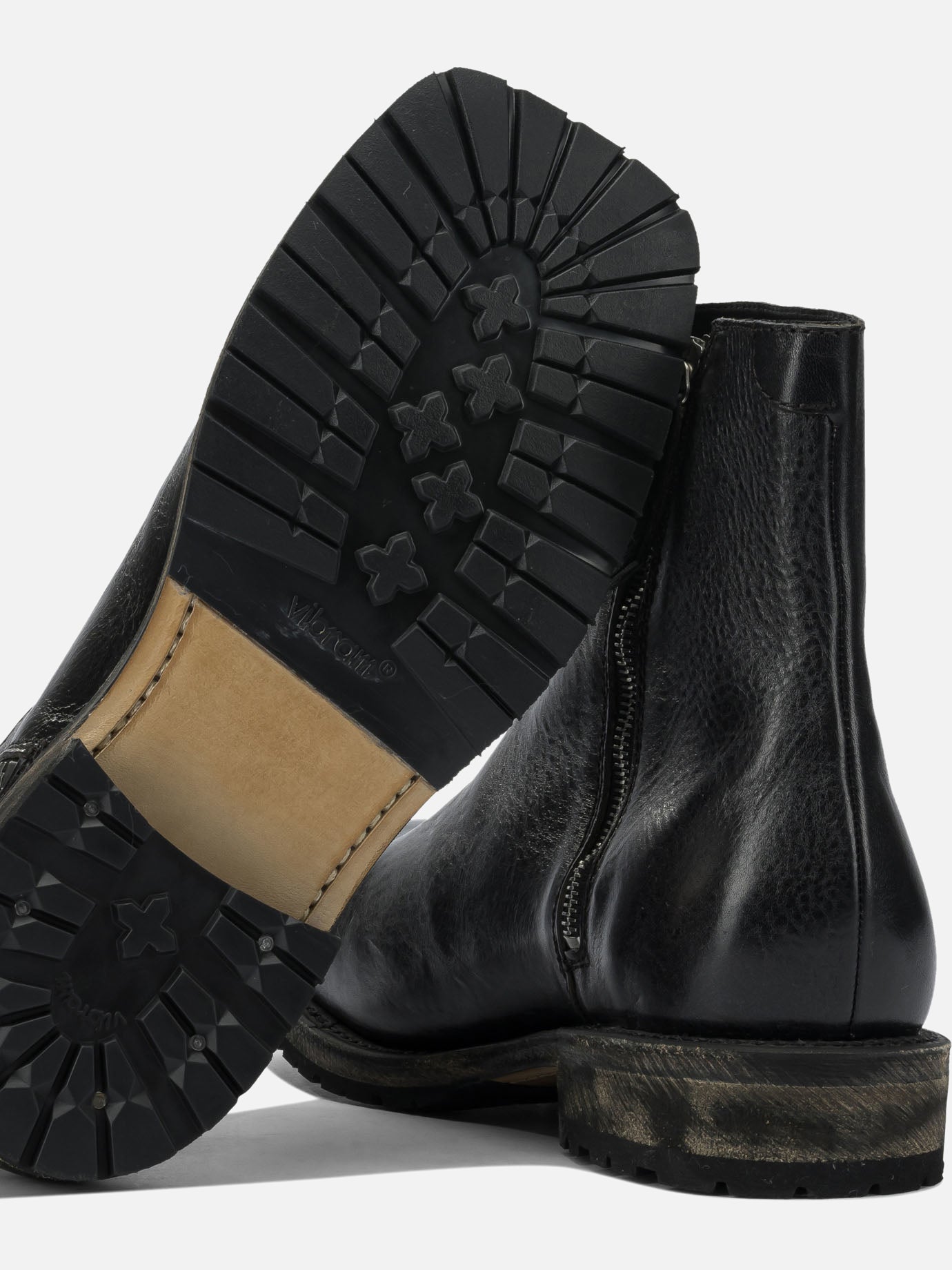 Zipped boots 100% calf leather - 100% rubber  Black - Our Legacy Men | PDP | VIETTI Online Store | Zoom-Modal_5
