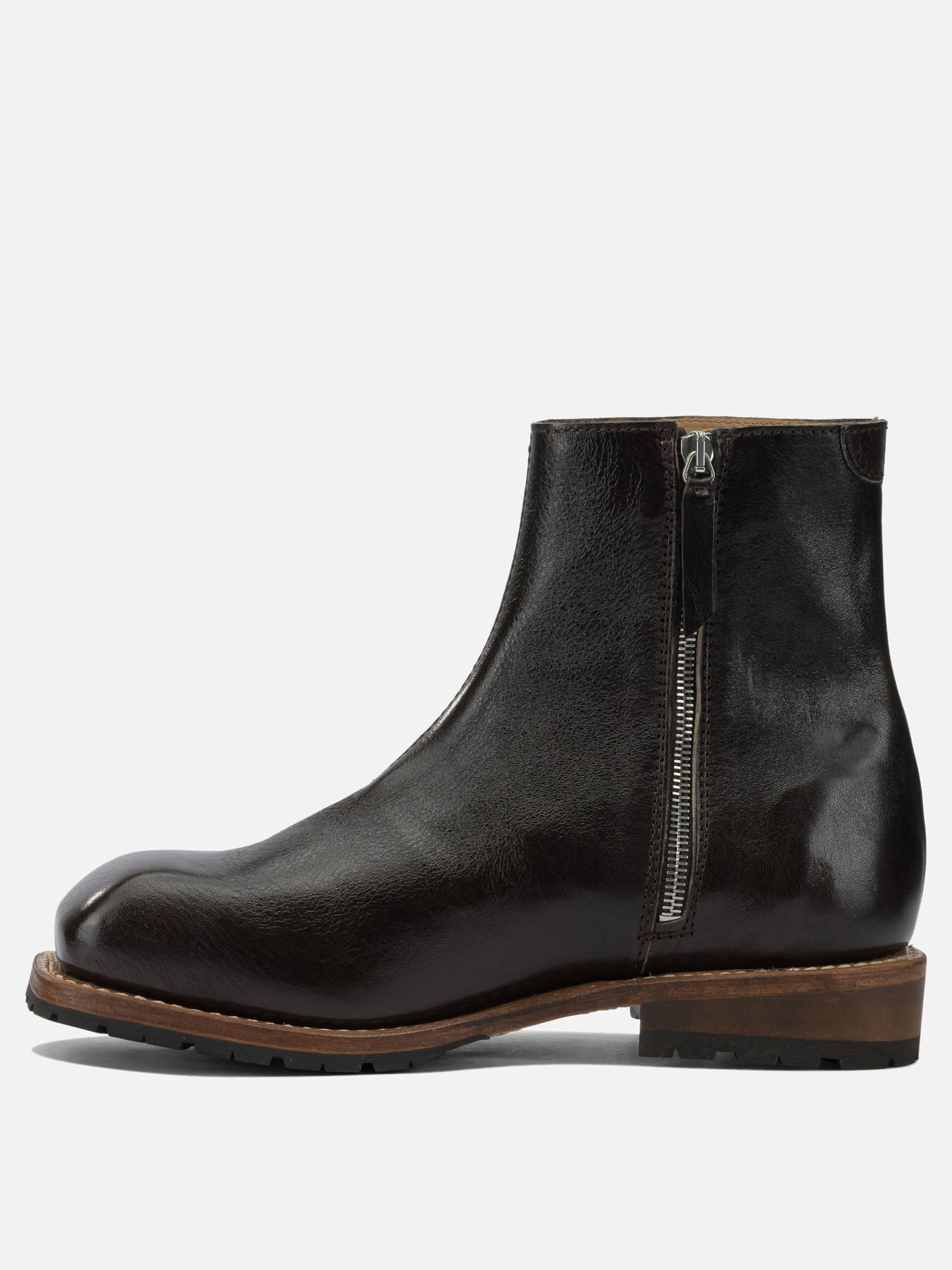 Zipped boots 100% leather - 100% rubber  Black - Our Legacy Men | PDP | VIETTI Online Store | Zoom-Modal_3
