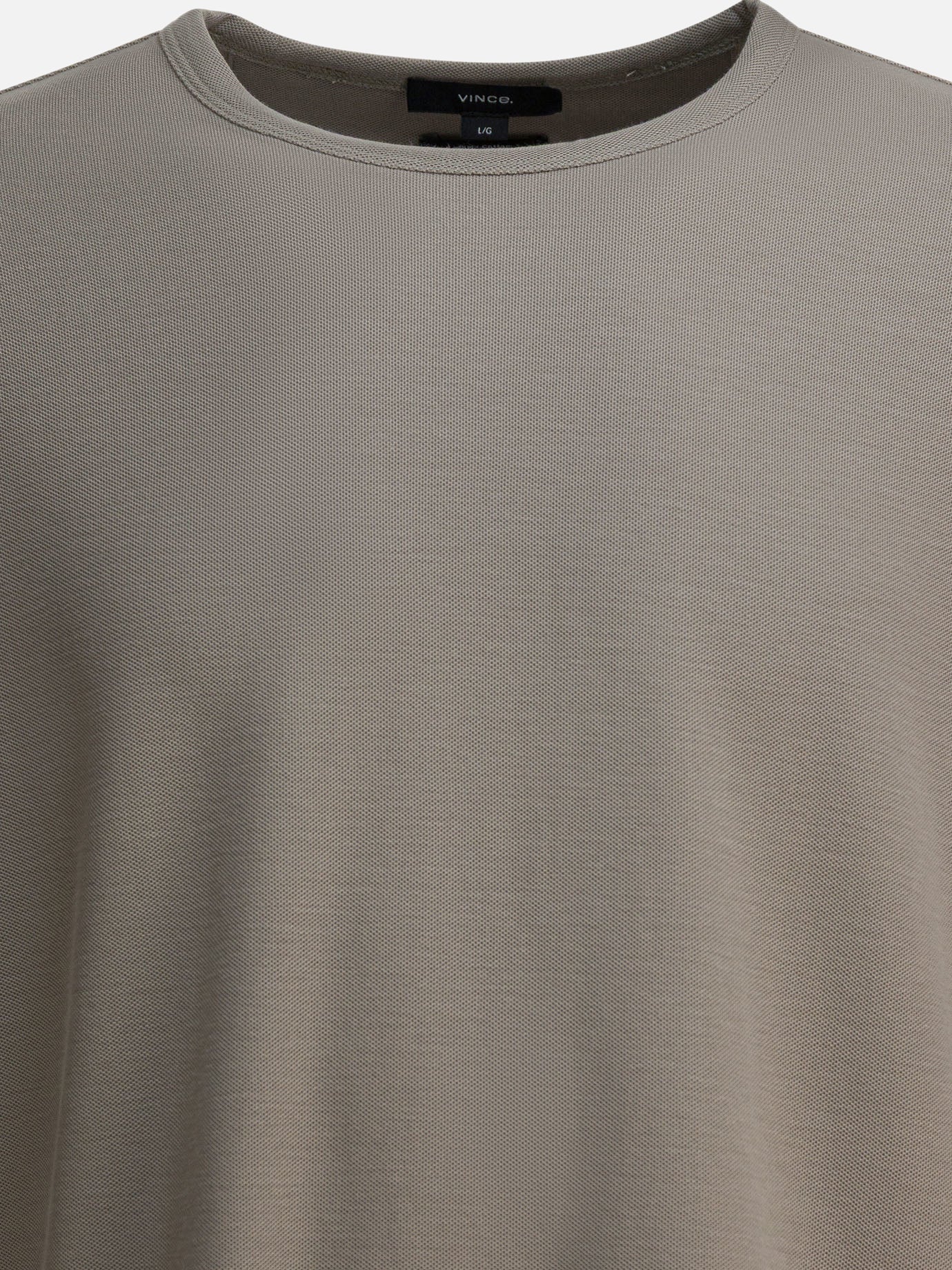 Crewneck t-shirts Solid colour  Beige - Vince Men | PDP | VIETTI Online Store | Zoom-Modal_3
