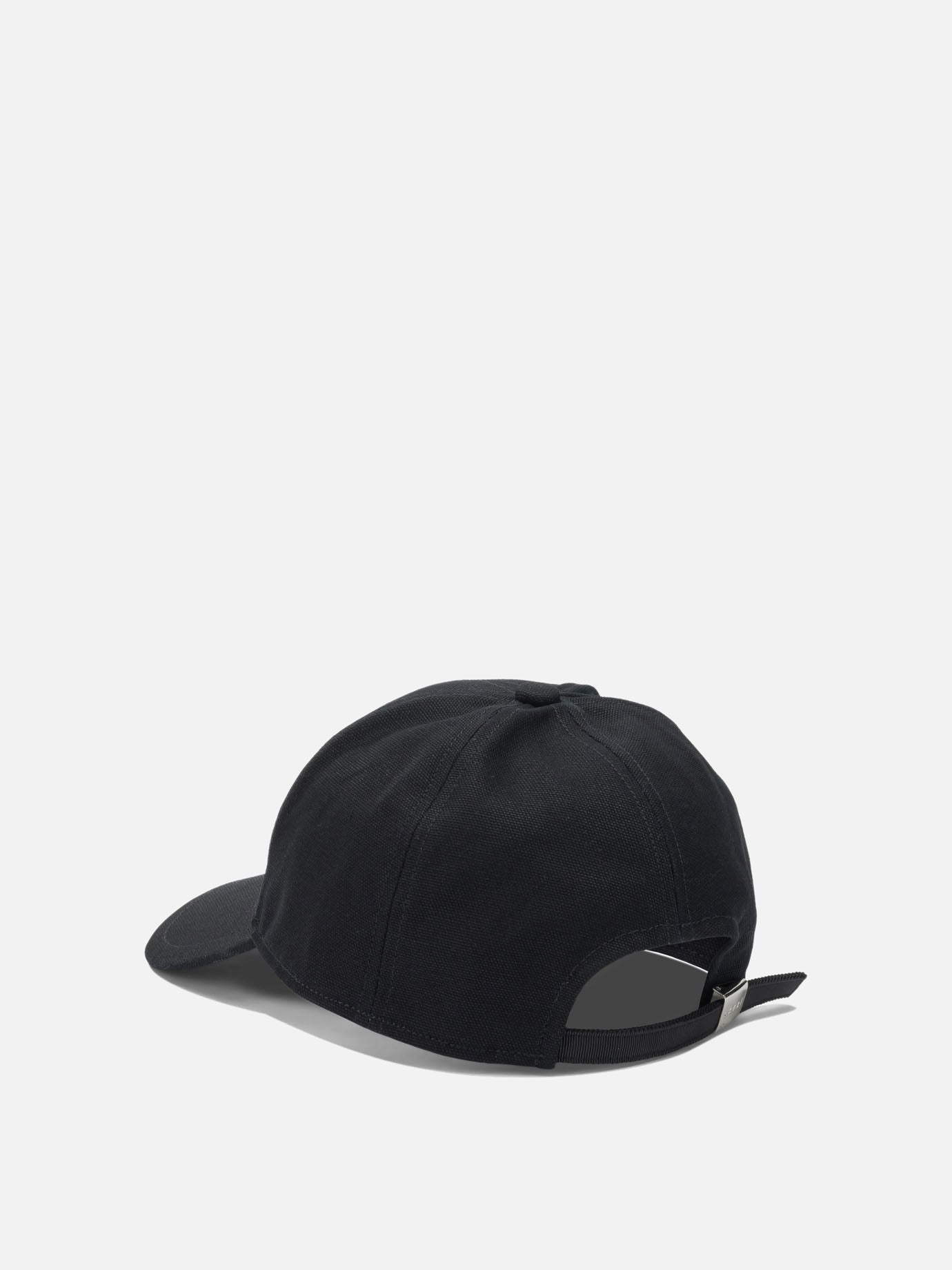 Trucker caps 100% cotton  Black - Sacai Men | PDP | VIETTI Online Store | thumbnail_3