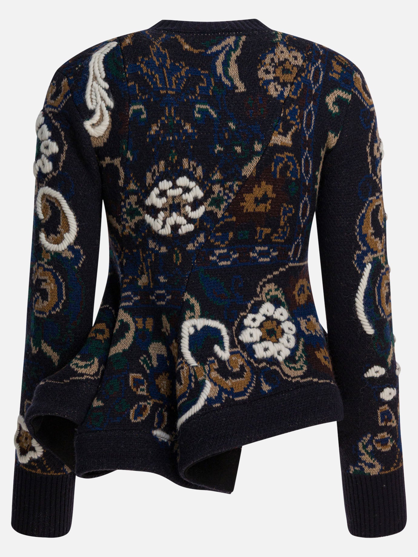 Crewneck sweaters Floral  Blue - Sacai Women | PDP | VIETTI Online Store | Zoom-Modal_2
