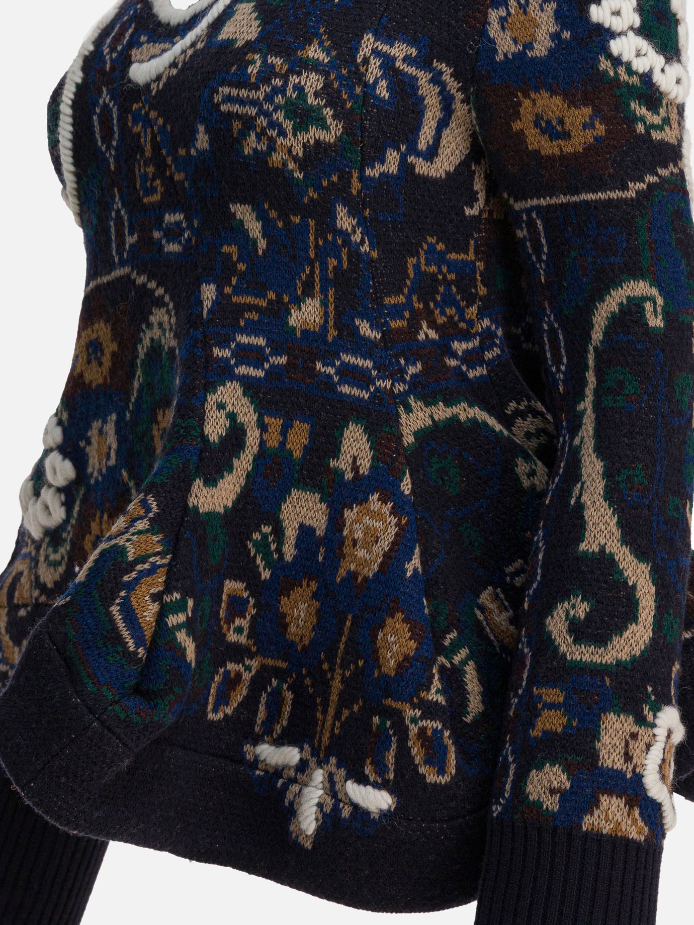 Crewneck sweaters Floral  Blue - Sacai Women | PDP | VIETTI Online Store | Zoom-Modal_4
