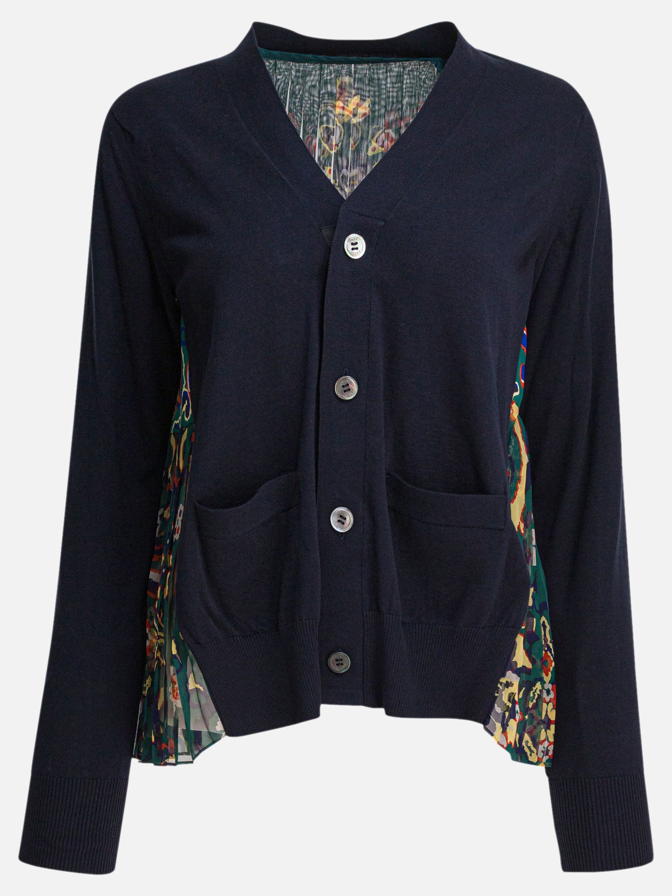 Cardigans Floral  Blue - Sacai Women | PDP | VIETTI Online Store | Zoom-Modal
