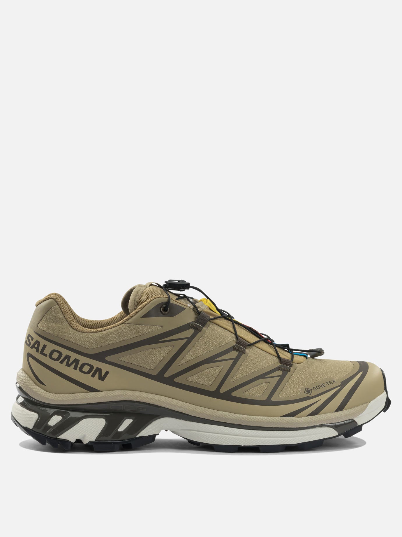 Low top sneakers 50% synthetic leather 50% mesh - 100% rubber  Beige - Salomon Men | PDP | VIETTI Online Store | thumbnail