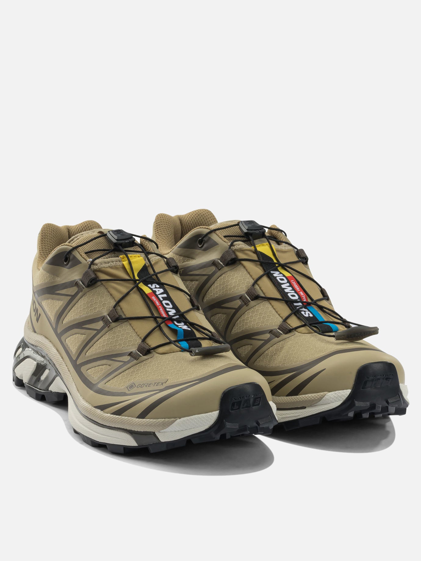 Low top sneakers 50% synthetic leather 50% mesh - 100% rubber  Beige - Salomon Men | PDP | VIETTI Online Store | Zoom-Modal_2
