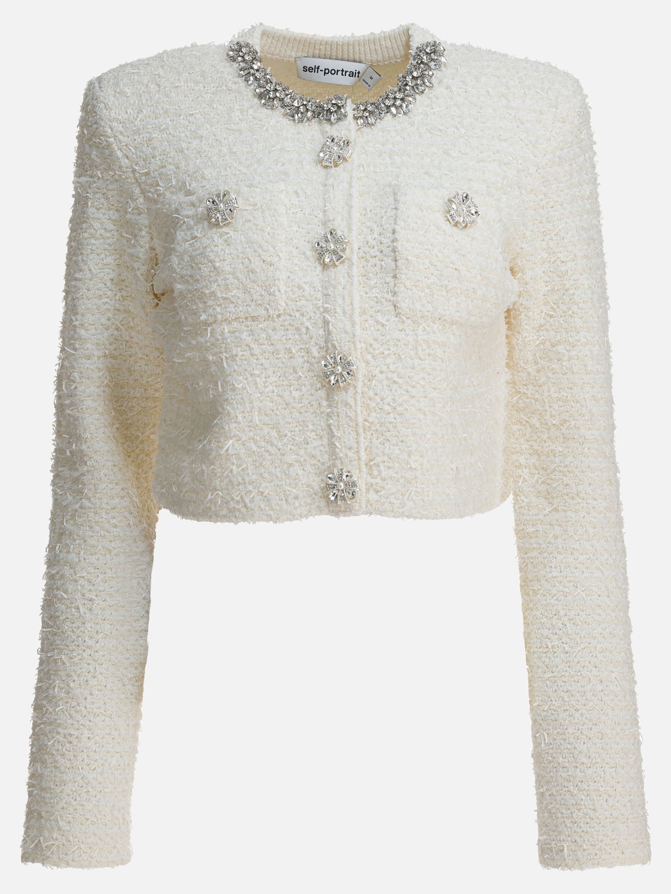 Cardigan Embellished  Beige - Self-portrait Donna | PDP | VIETTI Online Store | Zoom-Modal
