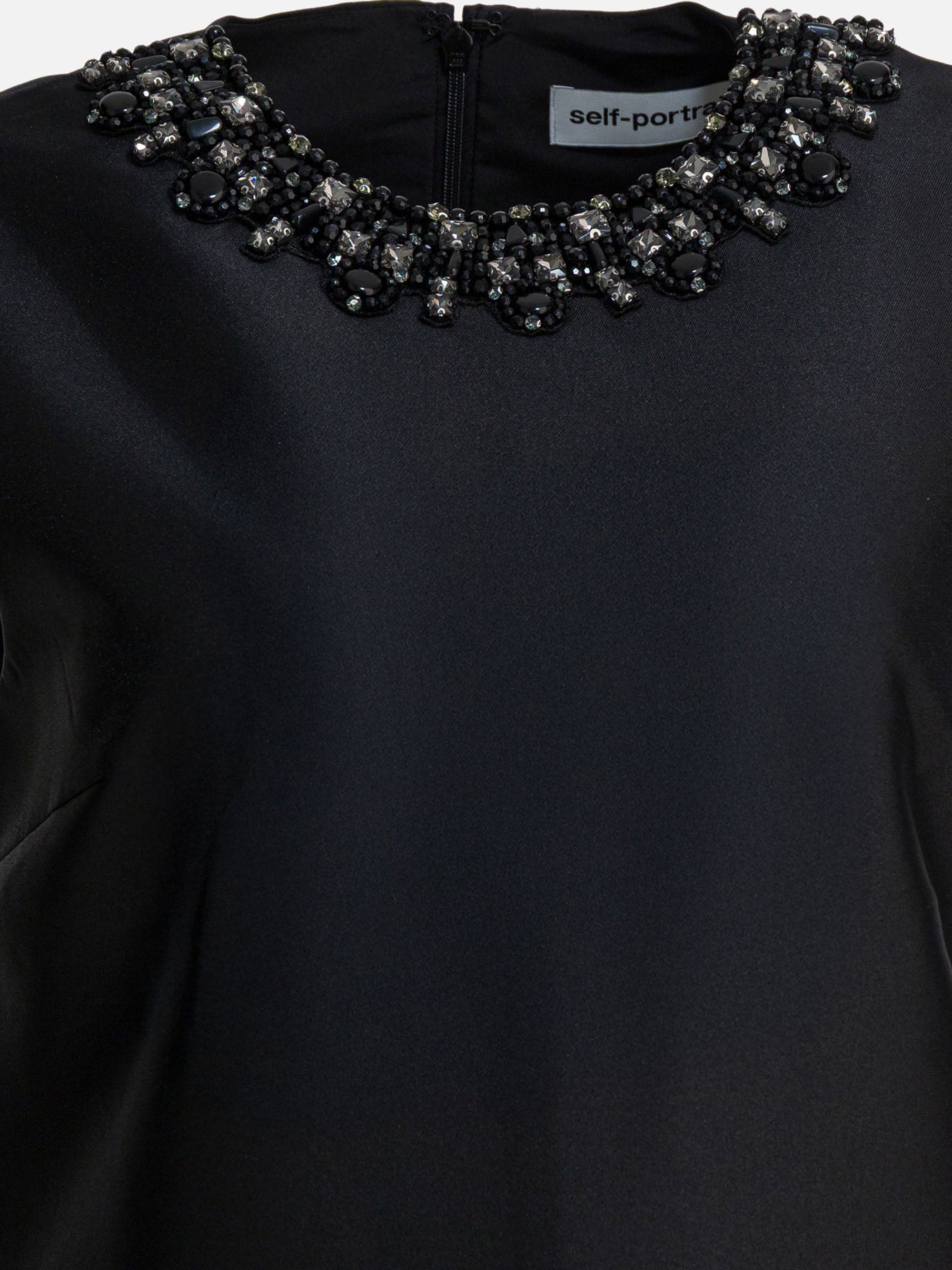 Abiti corti Embroidered  Nero - Self-portrait Donna | PDP | VIETTI Online Store | thumbnail_3