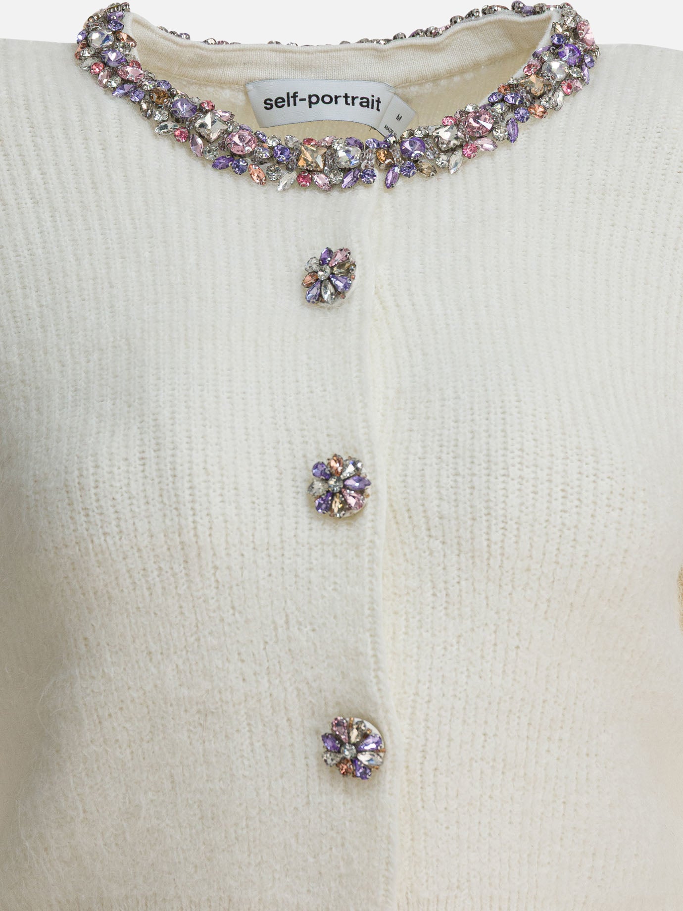 Cardigan Embellished  Beige - Self-portrait Donna | PDP | VIETTI Online Store | thumbnail_3