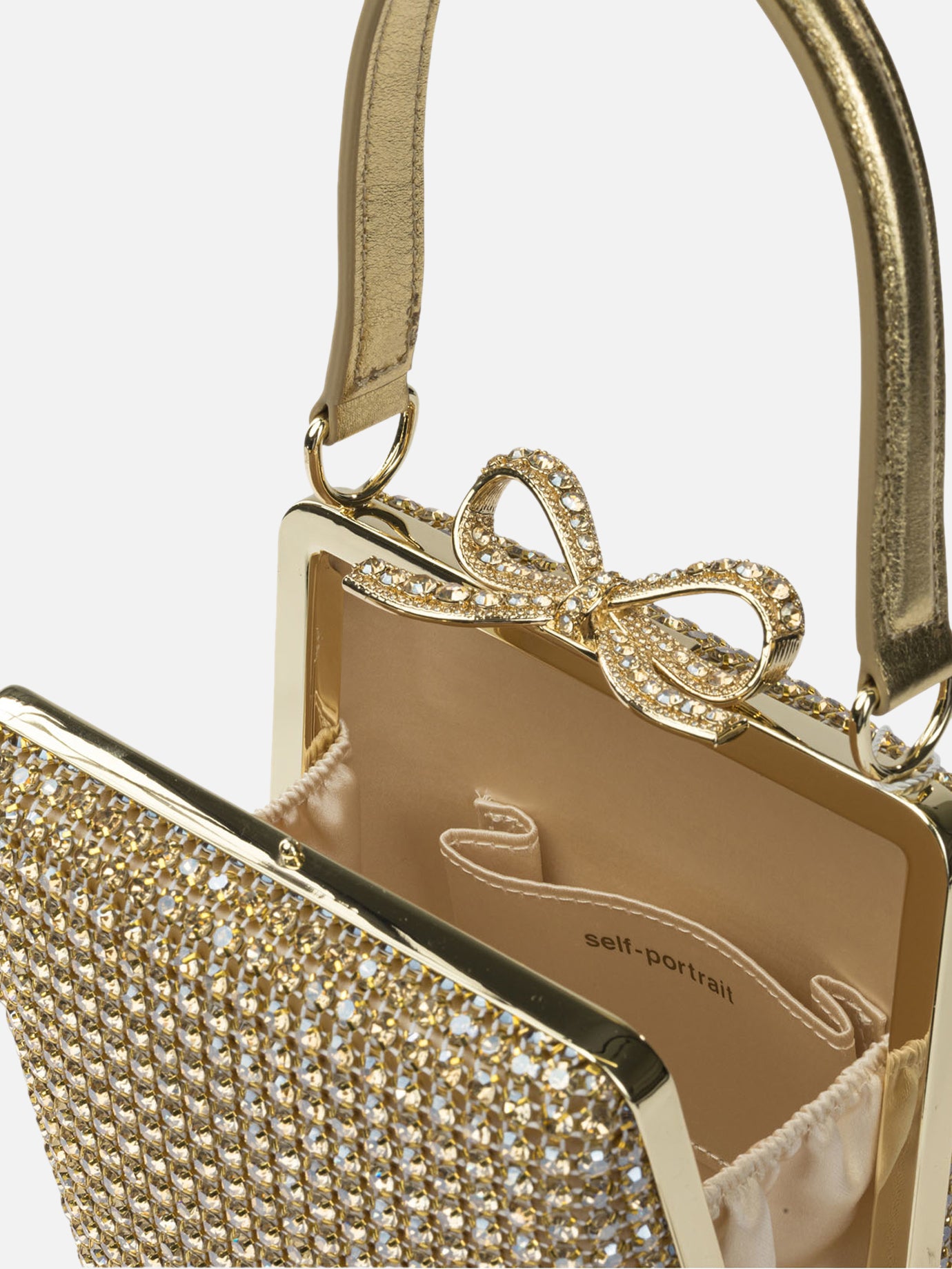 Borse mini 97% polyamide 3% elastane  Oro - Self-portrait Donna | PDP | VIETTI Online Store | thumbnail_5