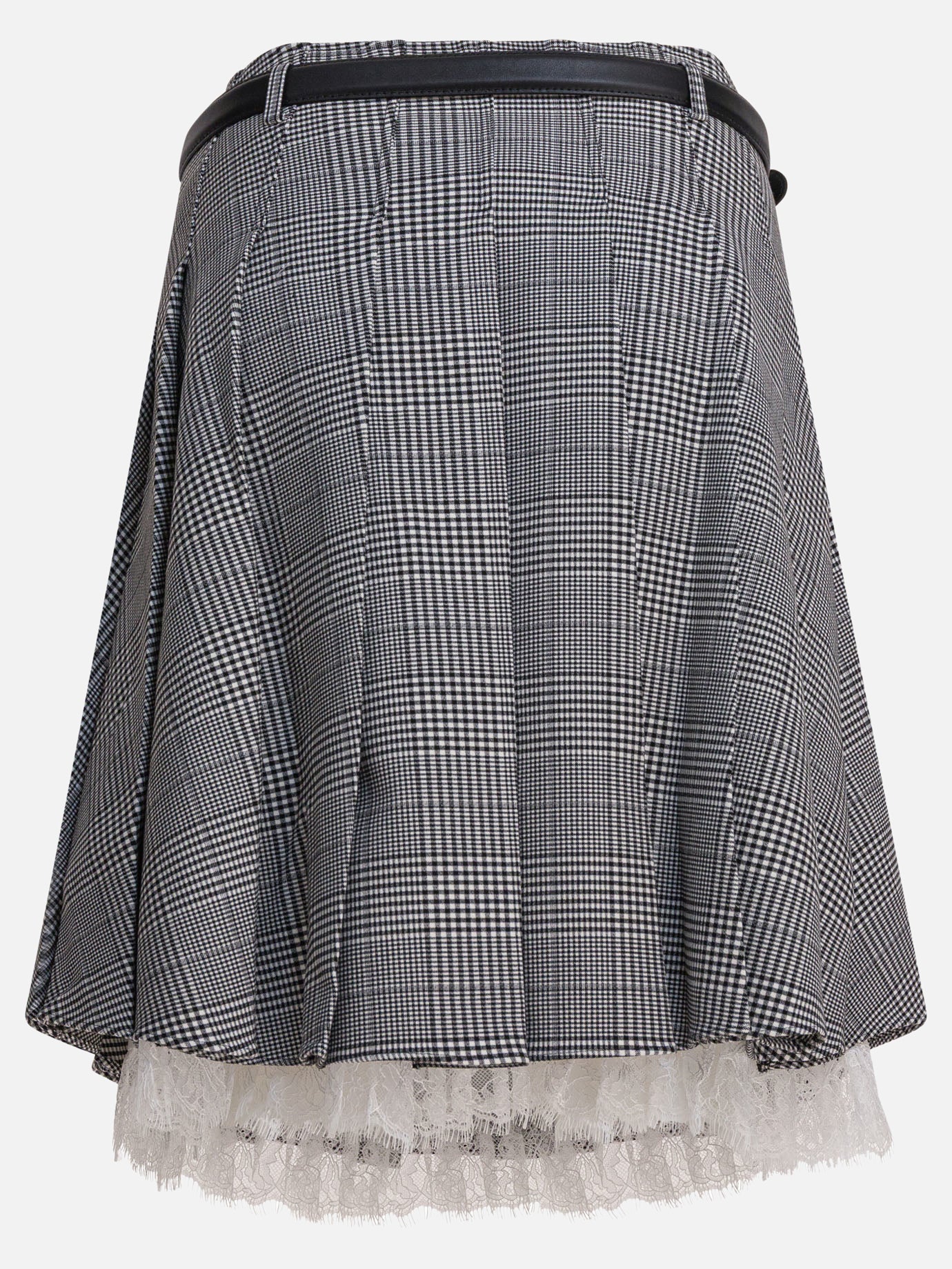 Miniskirts Prince of Wales  Grey - Self-portrait Women | PDP | VIETTI Online Store | thumbnail_2