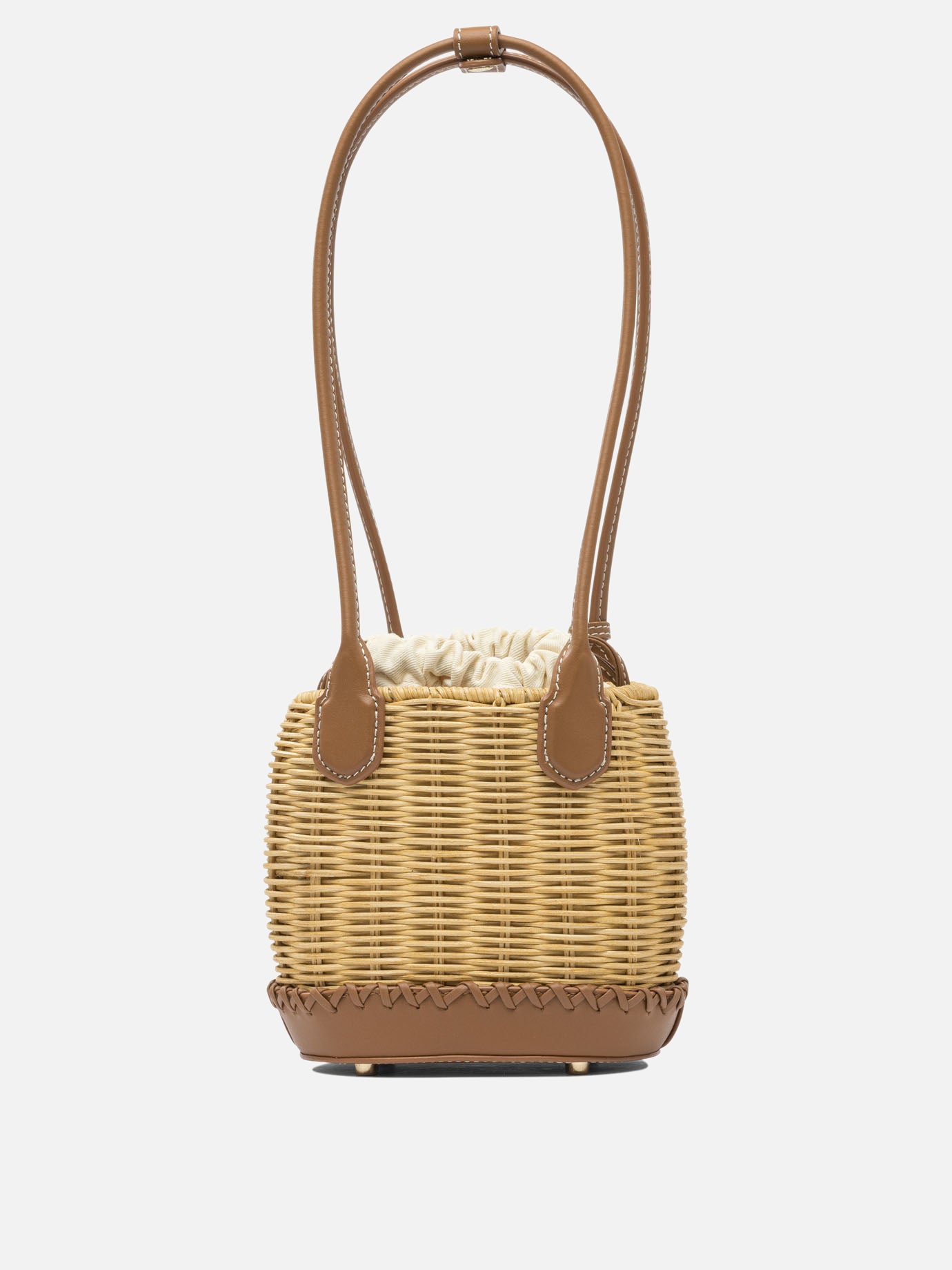 Mini bags 100% rattan  Brown - Self-portrait Women | PDP | VIETTI Online Store | thumbnail_3