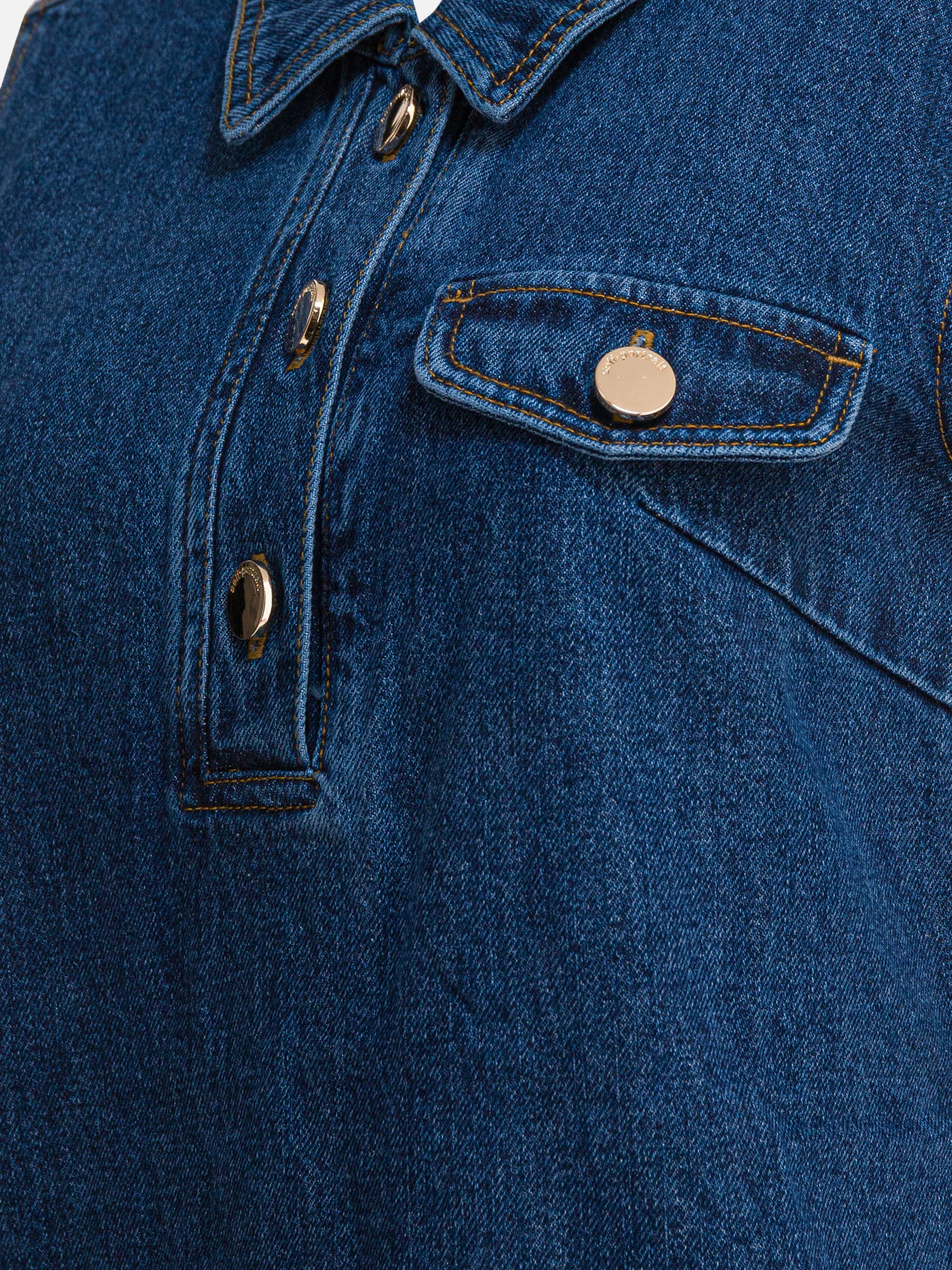 Mini dresses Solid colour  Blue - Self-portrait Women | PDP | VIETTI Online Store | thumbnail_4