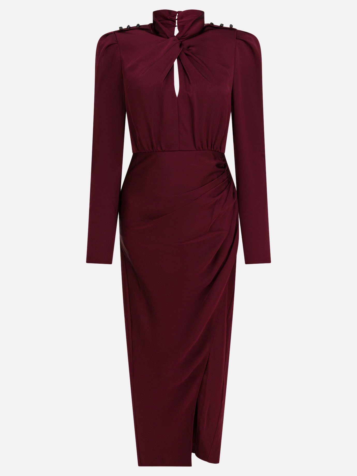 Midi dresses Solid colour  Purple - Self-portrait Women | PDP | VIETTI Online Store | thumbnail