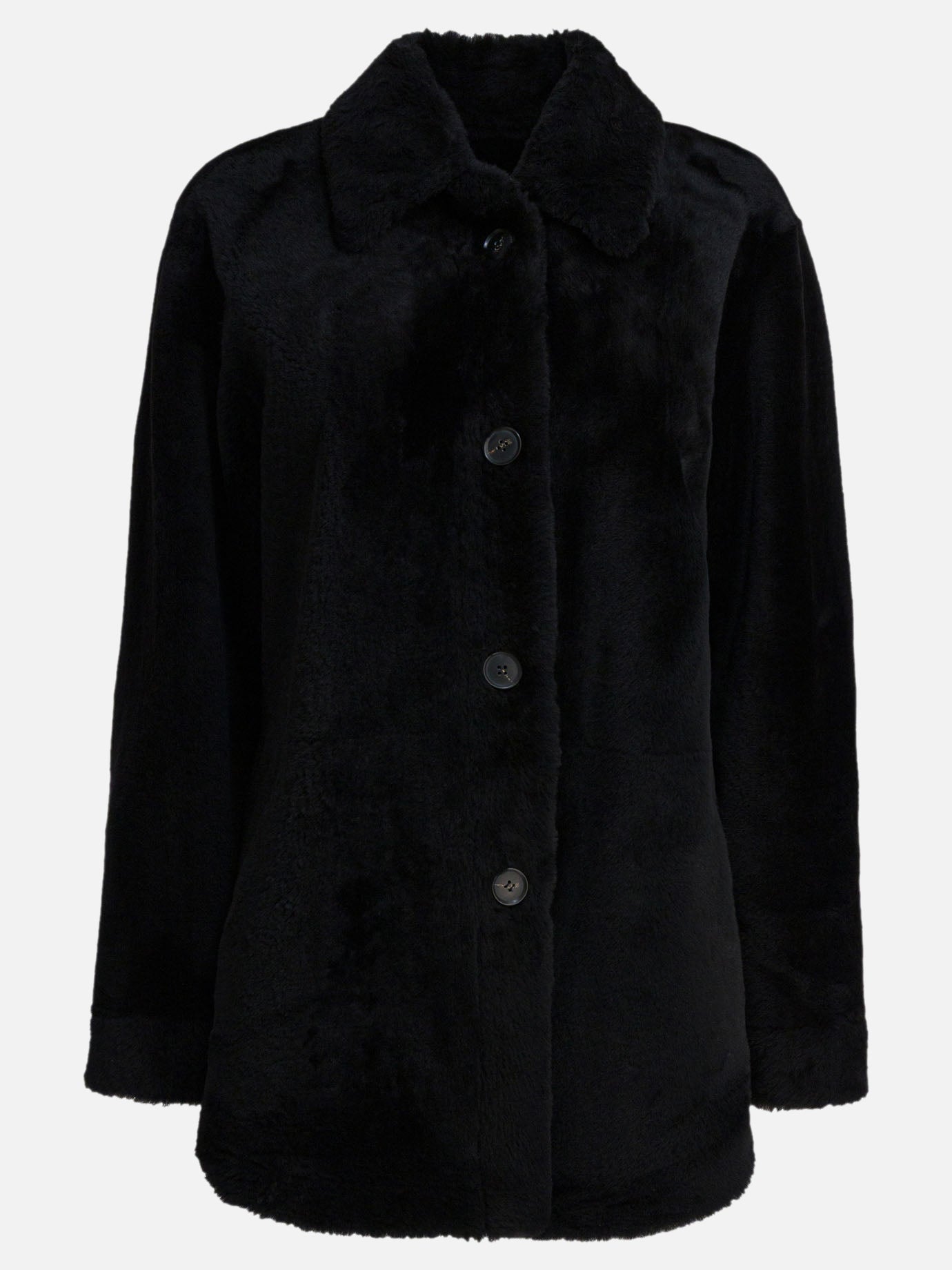 Long coats Solid colour  Black - Semper Women | PDP | VIETTI Online Store | thumbnail