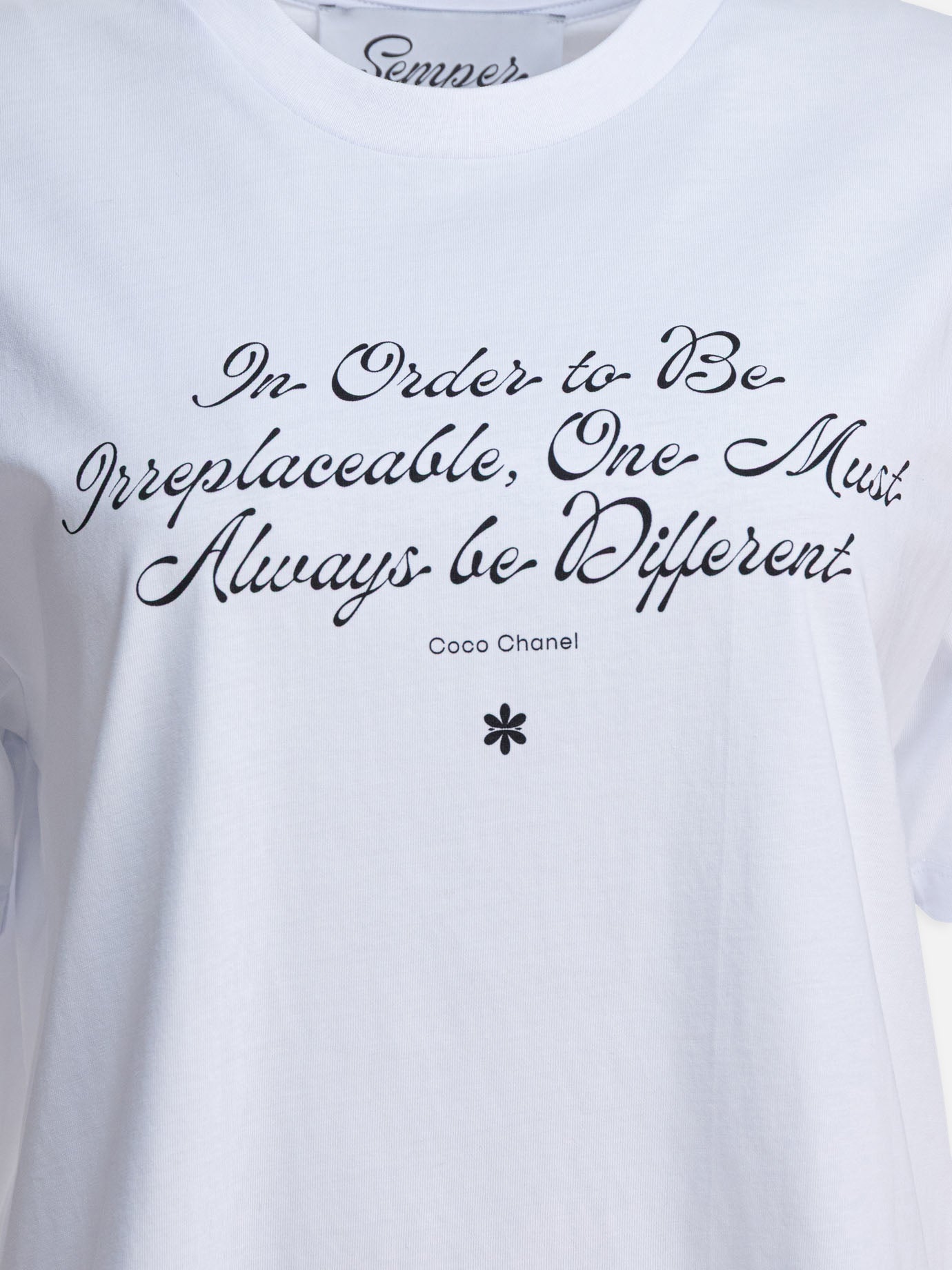 Crewneck t-shirts Print  White - Semper Women | PDP | VIETTI Online Store | thumbnail_3