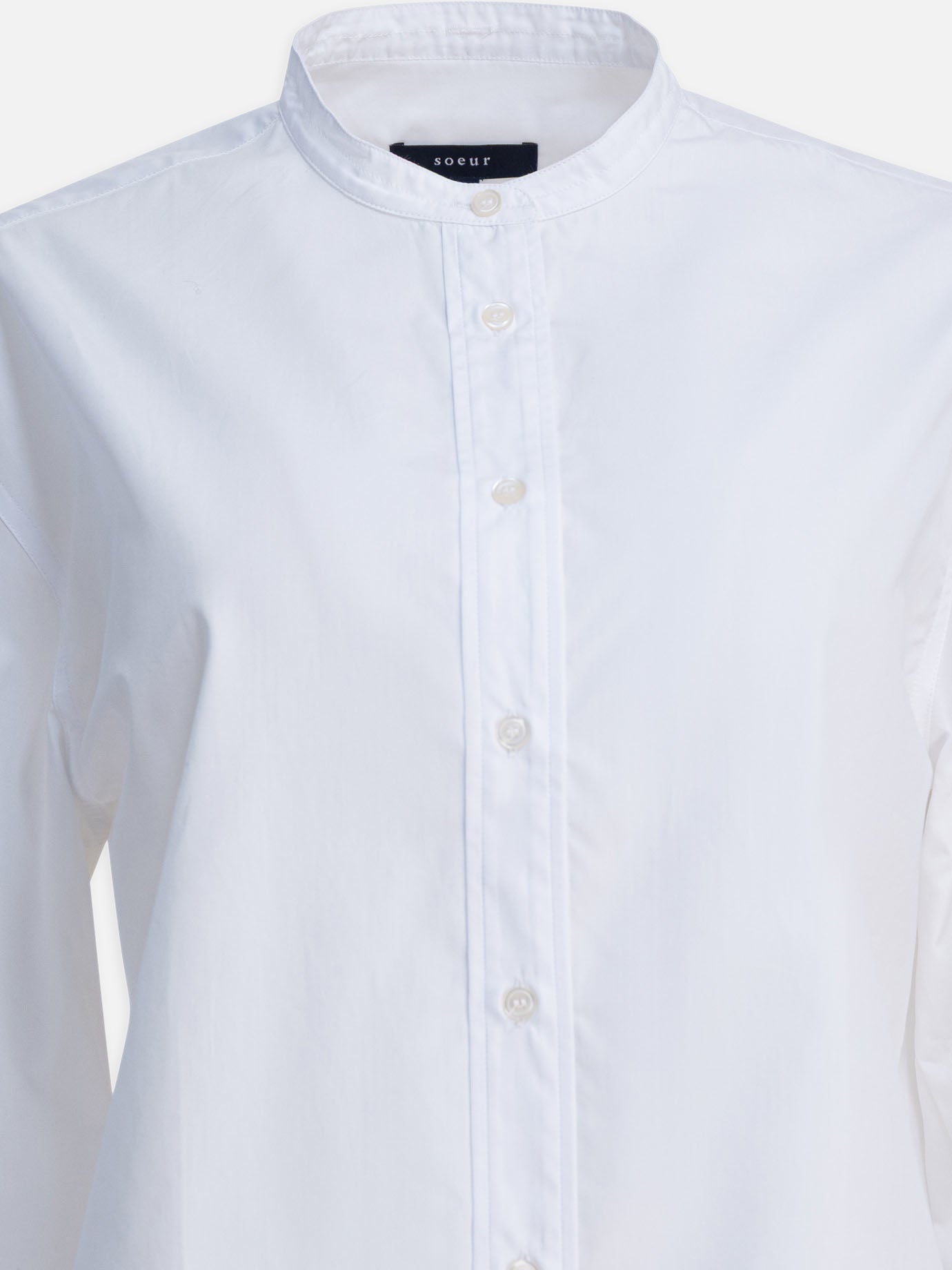 Casual shirts Solid colour  White - Soeur Women | PDP | VIETTI Online Store | thumbnail_3