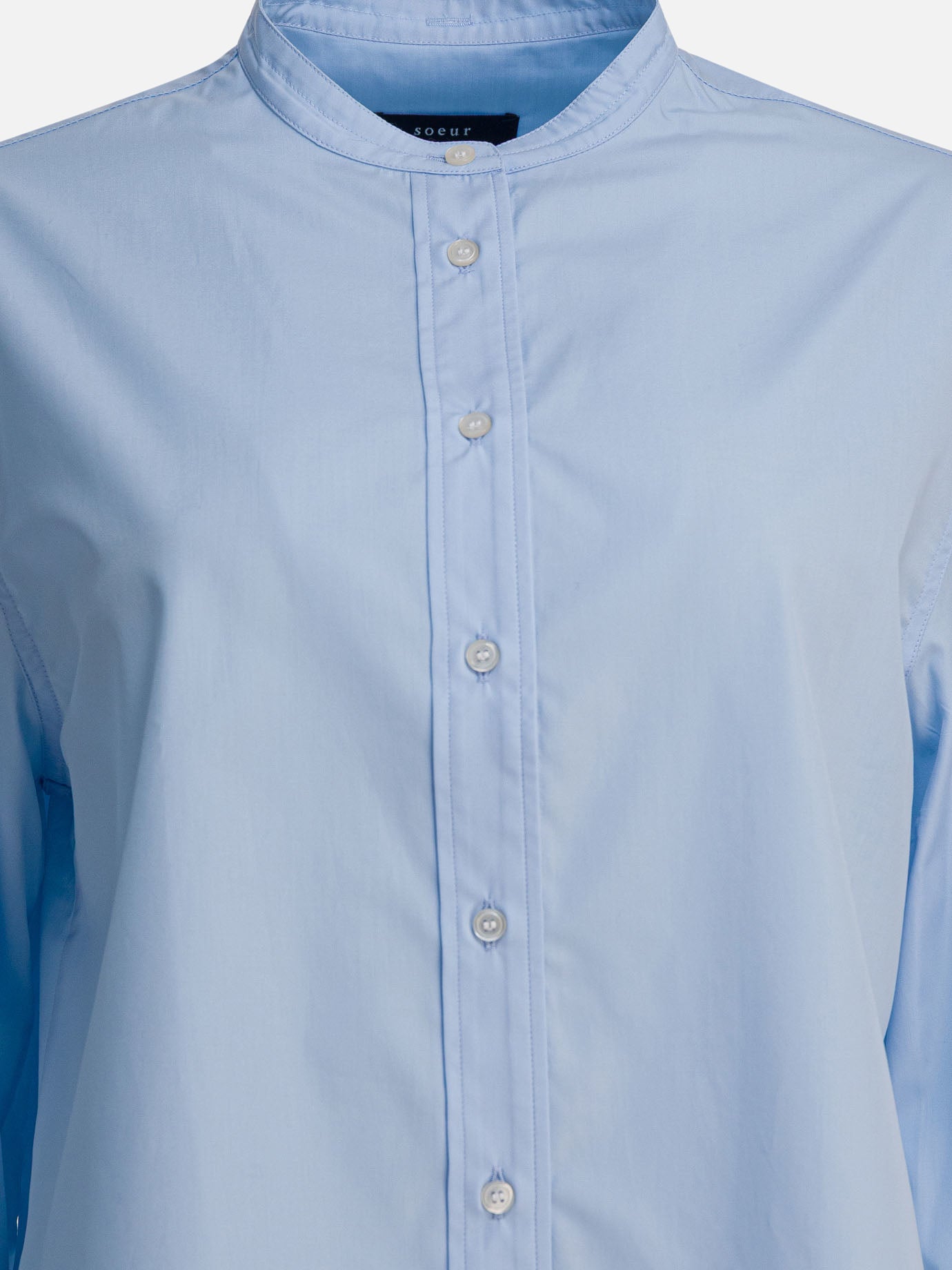 Casual shirts Solid colour  Blue - Soeur Women | PDP | VIETTI Online Store | thumbnail_3