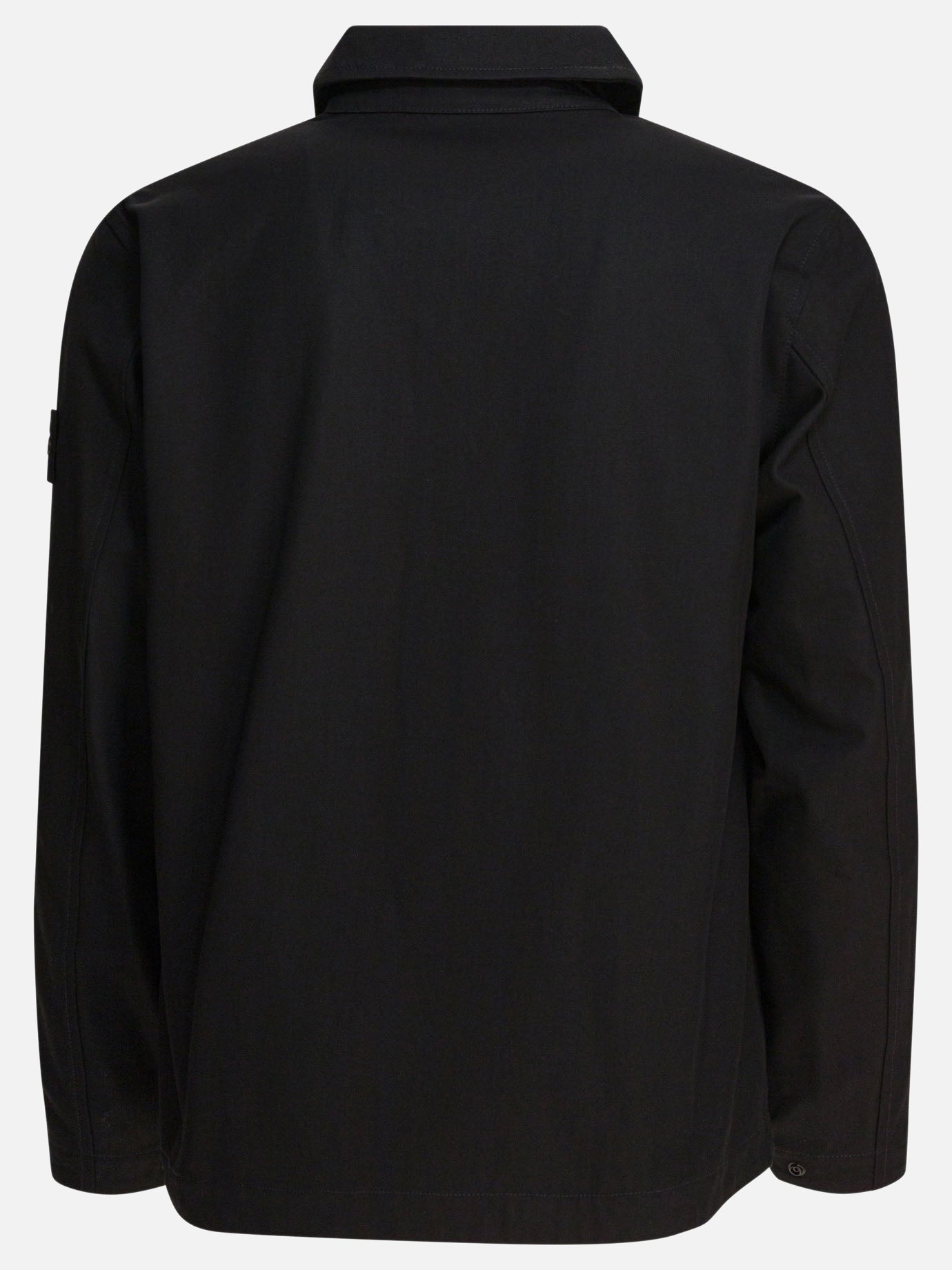 Giacche overshirt Logo  Nero - Stone Island Uomo | PDP | VIETTI Online Store | thumbnail_2