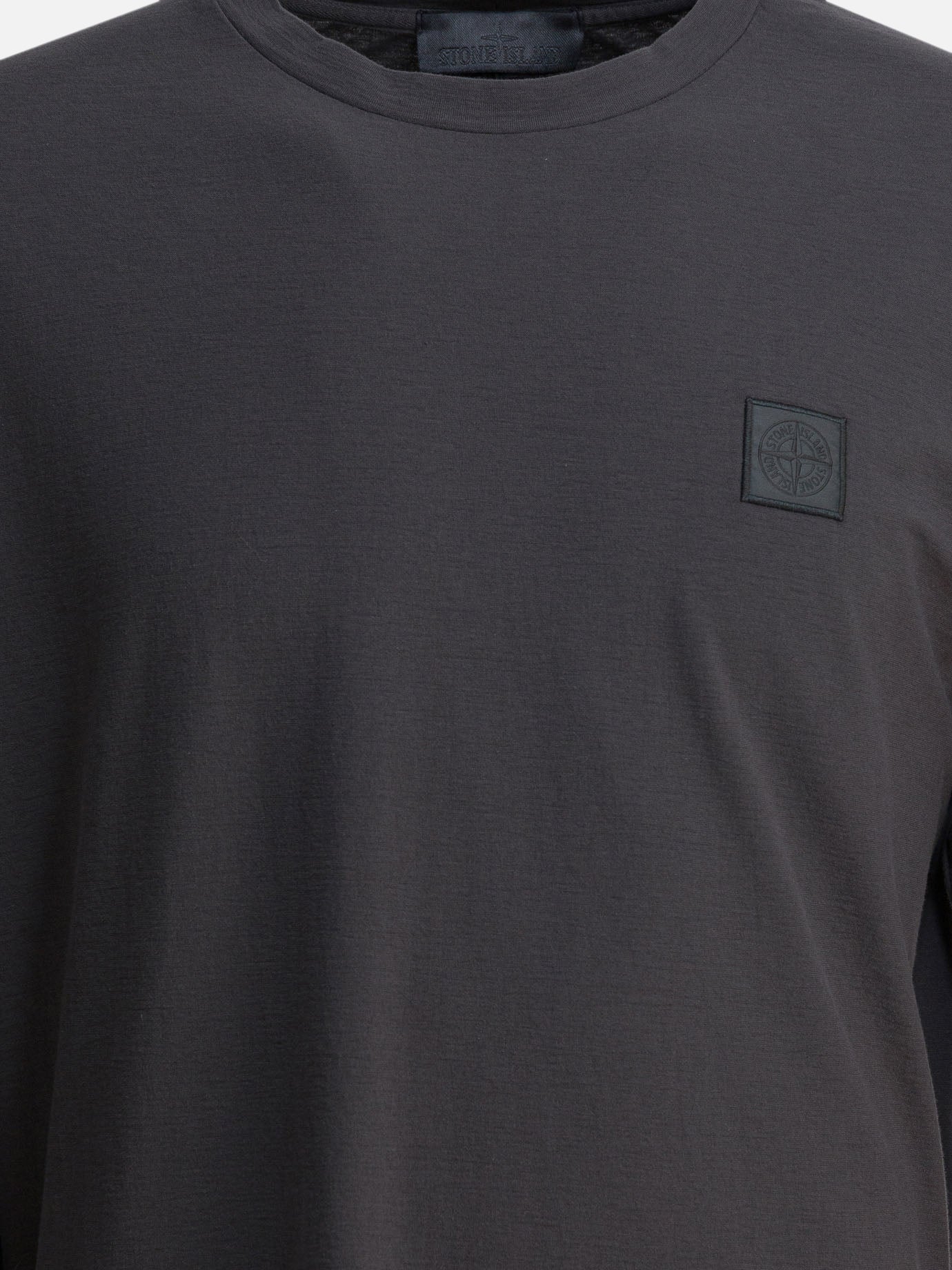 Crewneck t-shirts Logo  Grey - Stone Island Men | PDP | VIETTI Online Store | Zoom-Modal_3
