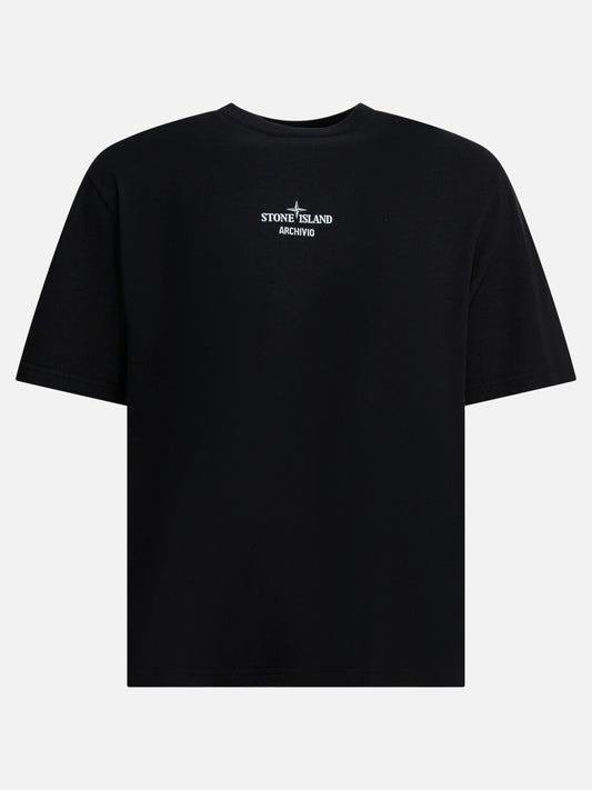 T-shirt girocollo Graphics  Nero - Stone Island Uomo | PDP | VIETTI Online Store 
