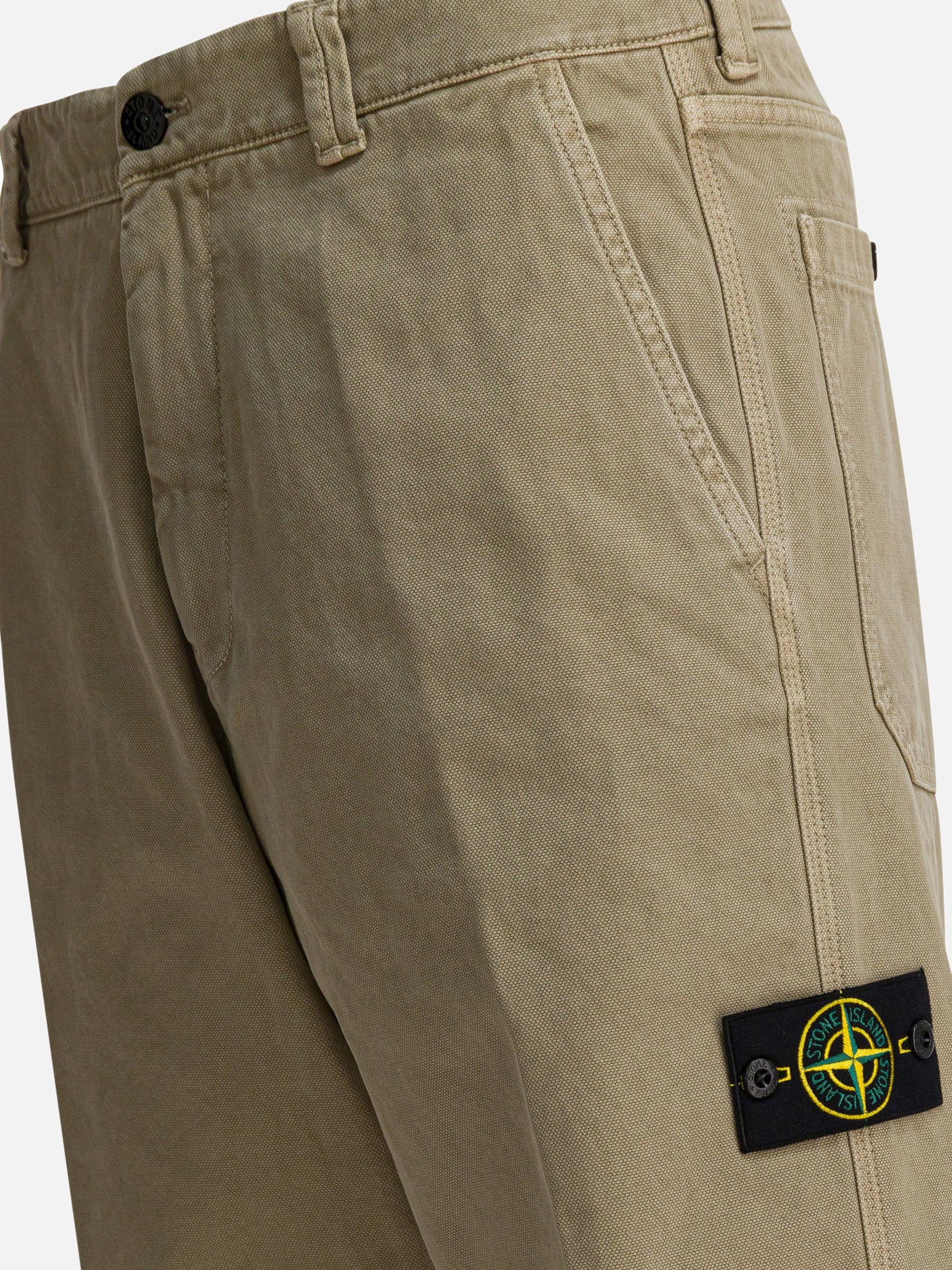 Leisure trousers Solid colour  Beige - Stone Island Men | PDP | VIETTI Online Store | Zoom-Modal_4
