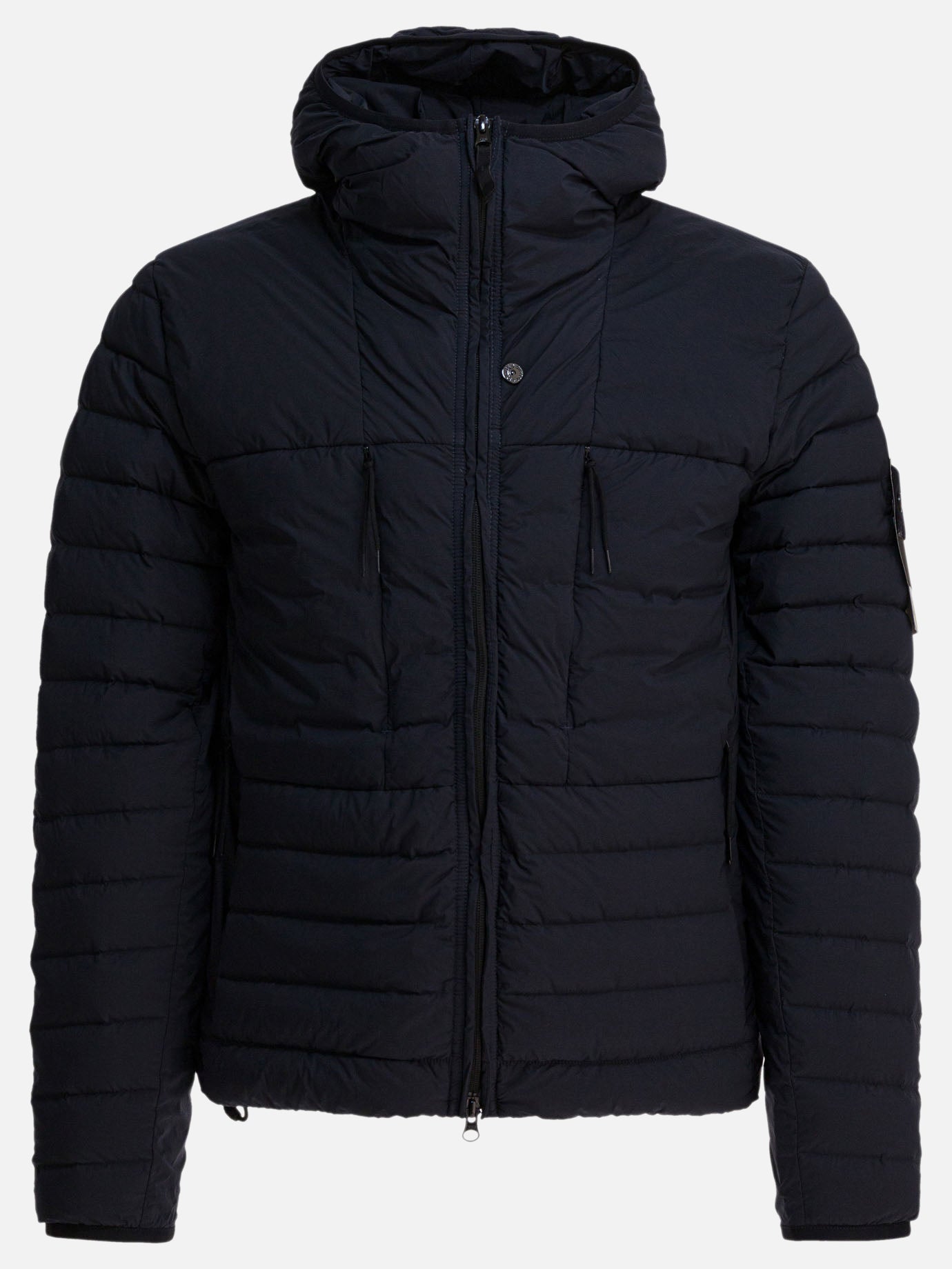 Piumini corti Solid colour  Blu - Stone Island Uomo | PDP | VIETTI Online Store | Zoom-Modal
