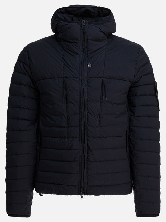 Piumini corti Solid colour  Blu - Stone Island Uomo | PDP | VIETTI Online Store 
