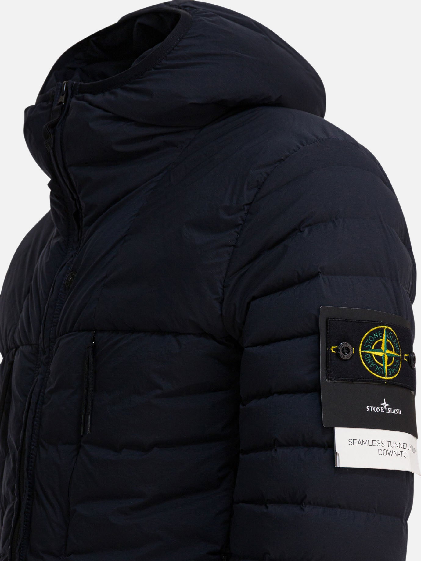 Piumini corti Solid colour  Blu - Stone Island Uomo | PDP | VIETTI Online Store | Zoom-Modal_4
