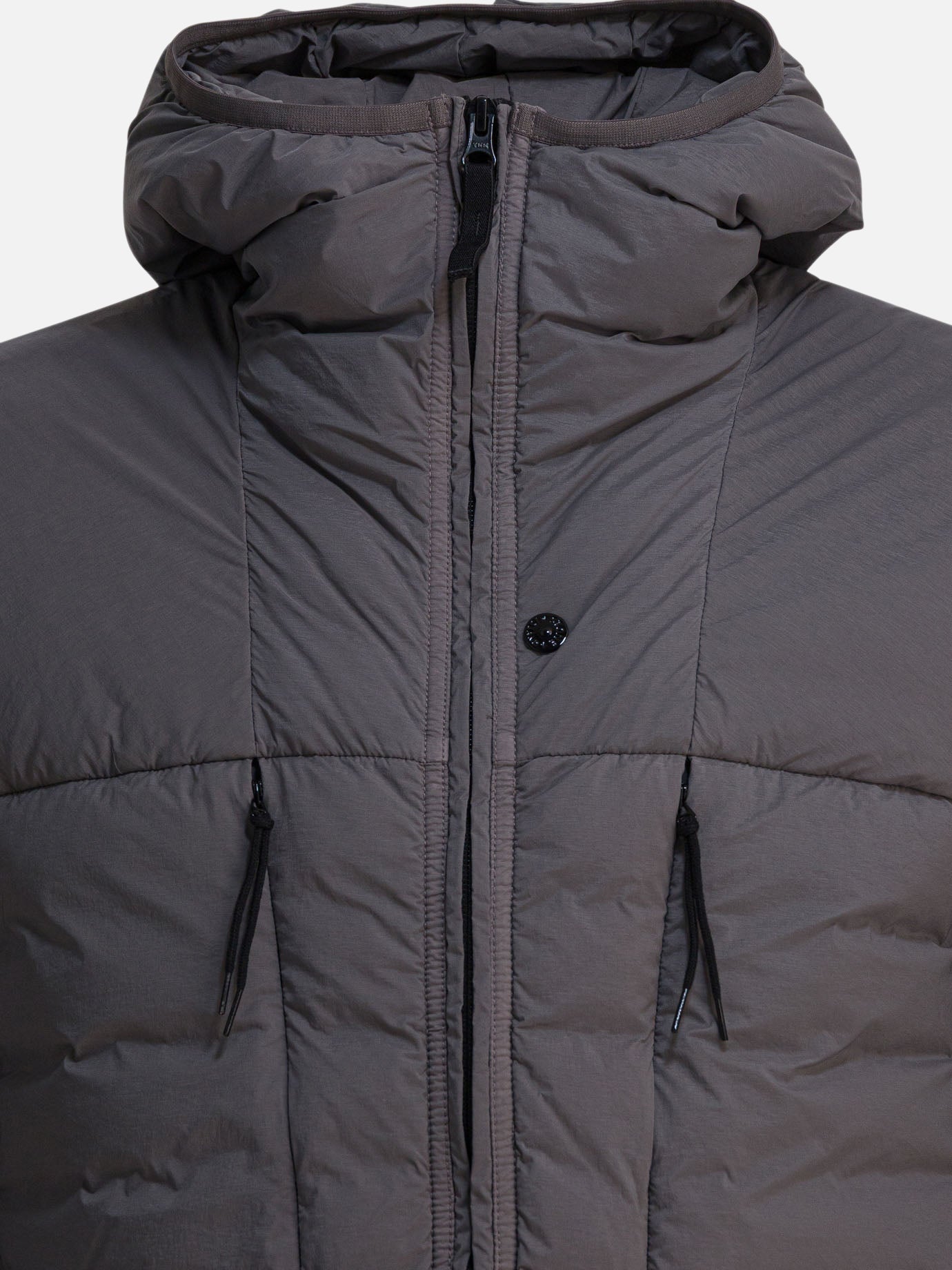 Piumini corti Solid colour  Grigio - Stone Island Uomo | PDP | VIETTI Online Store | thumbnail_3