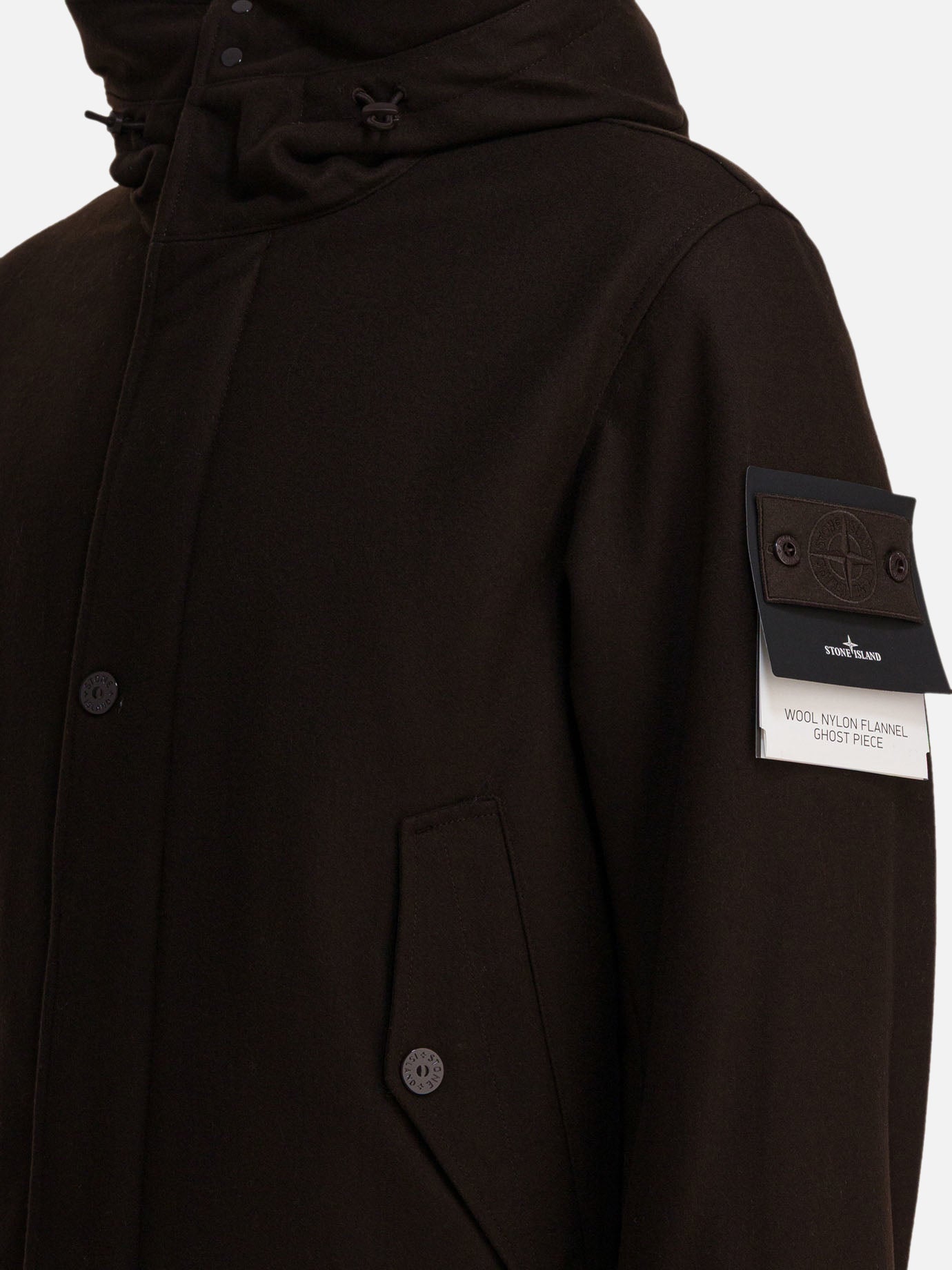 Parka Logo  Marrone - Stone Island Uomo | PDP | VIETTI Online Store | thumbnail_4