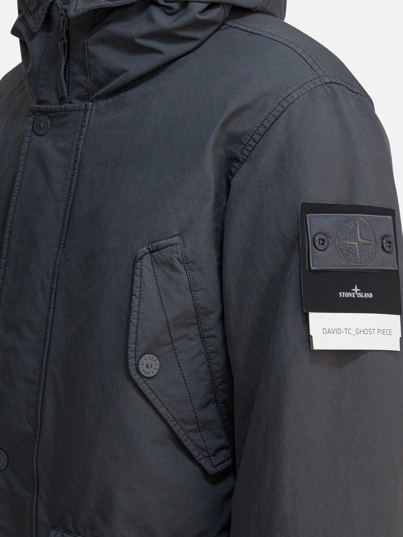 Parka Logo  Grigio - Stone Island Uomo | PDP | VIETTI Online Store | Zoom-Modal_4
