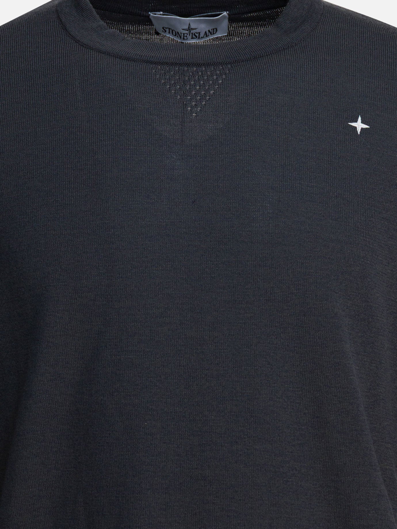 Maglioni girocollo Solid colour  Grigio - Stone Island Uomo | PDP | VIETTI Online Store | thumbnail_3