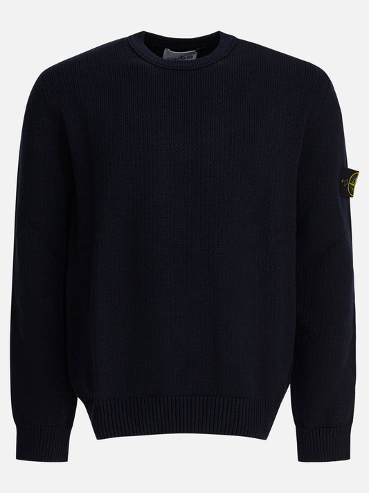 Crewneck sweaters Logo  Blue - Stone Island Men | PLP | VIETTI Online Store 
