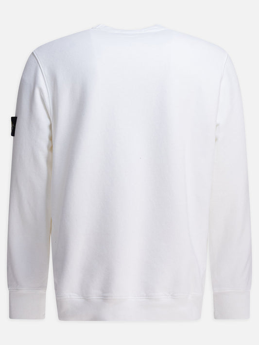 Stone Island Felpa in cotone biologico 24903986_M White 2