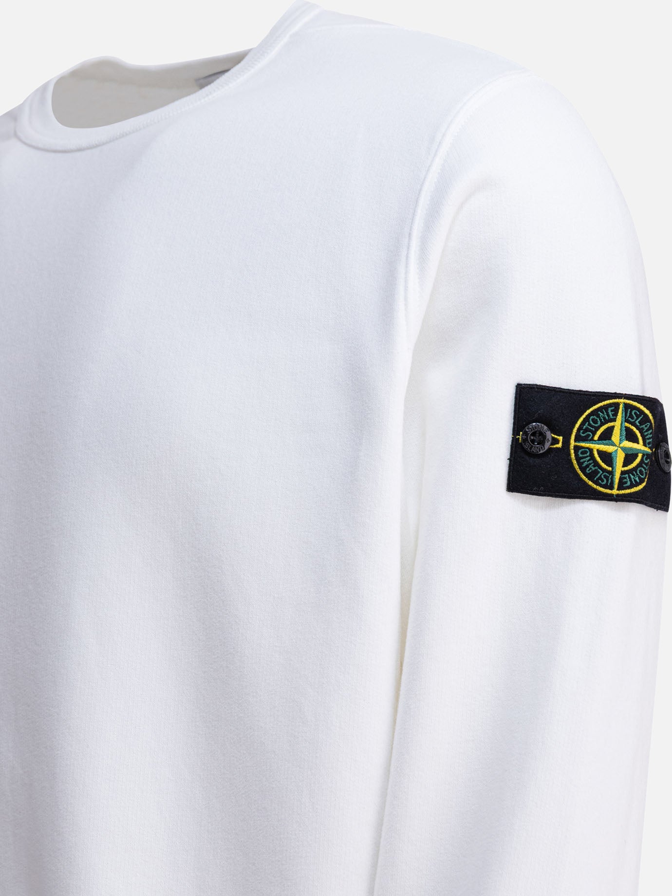 Stone Island Felpa in cotone biologico 24903986_M White thumbnail_4
