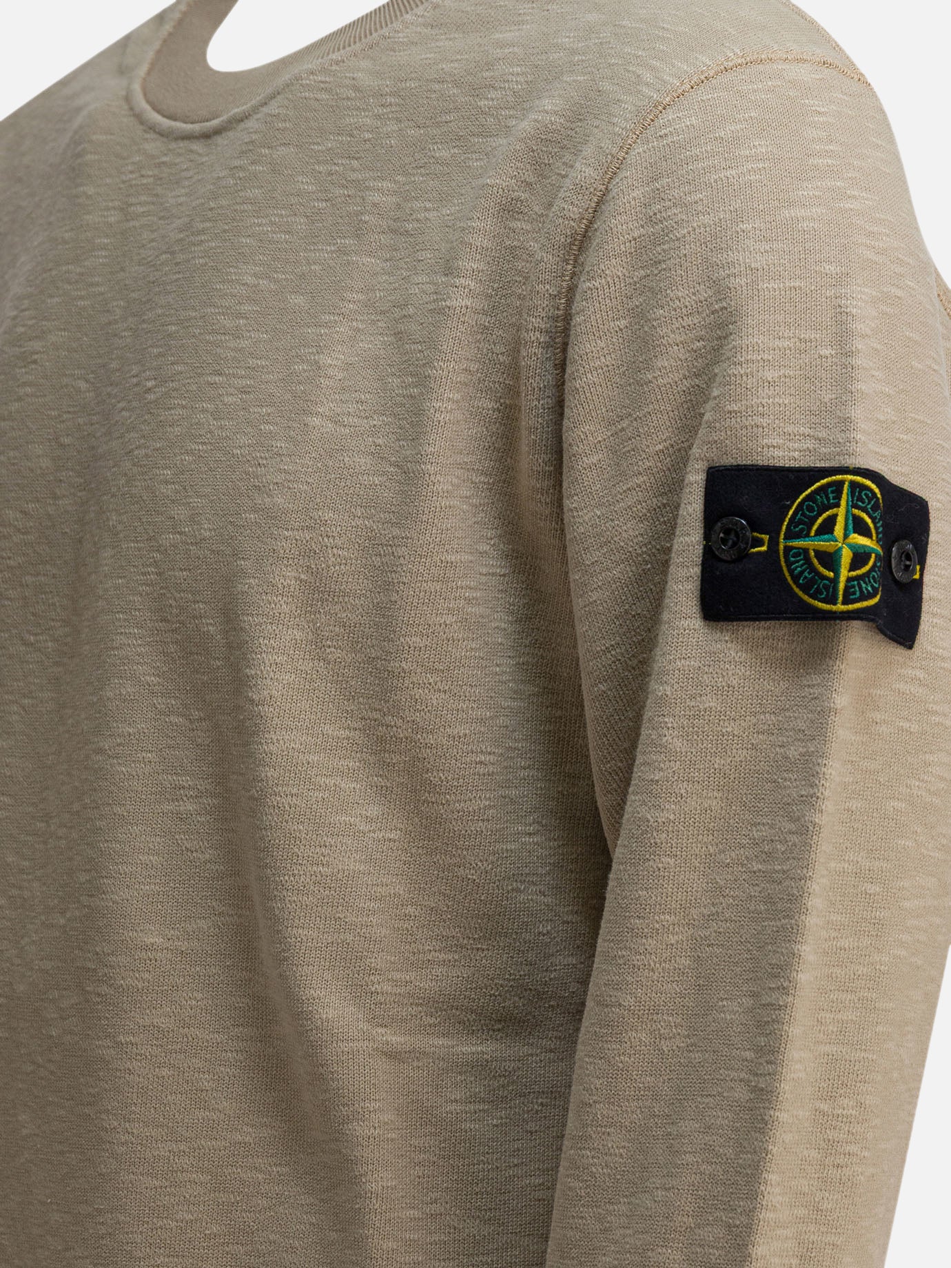Crewnecks Logo  Beige - Stone Island Men | PDP | VIETTI Online Store | thumbnail_4
