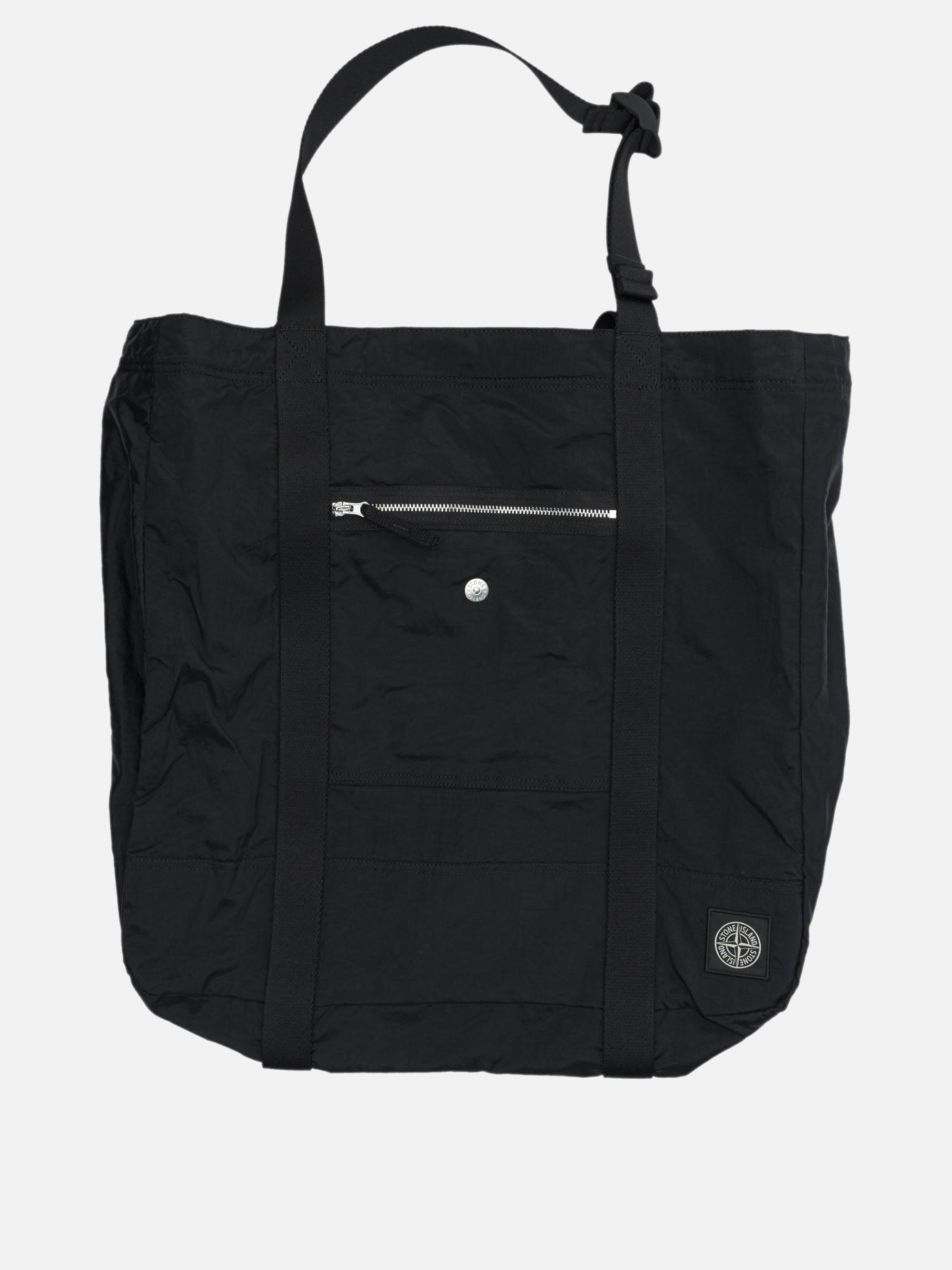 Large bags 100% polyamide - 100% polyurethane  Black - Stone Island Men | PDP | VIETTI Online Store | thumbnail