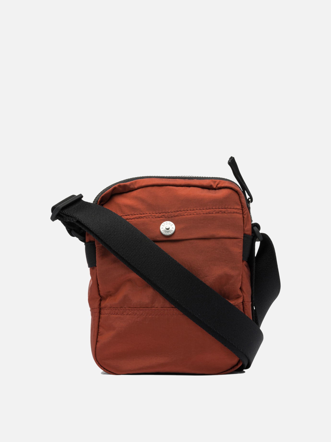Stone Island Nylon Metal Crossbody Bag Red